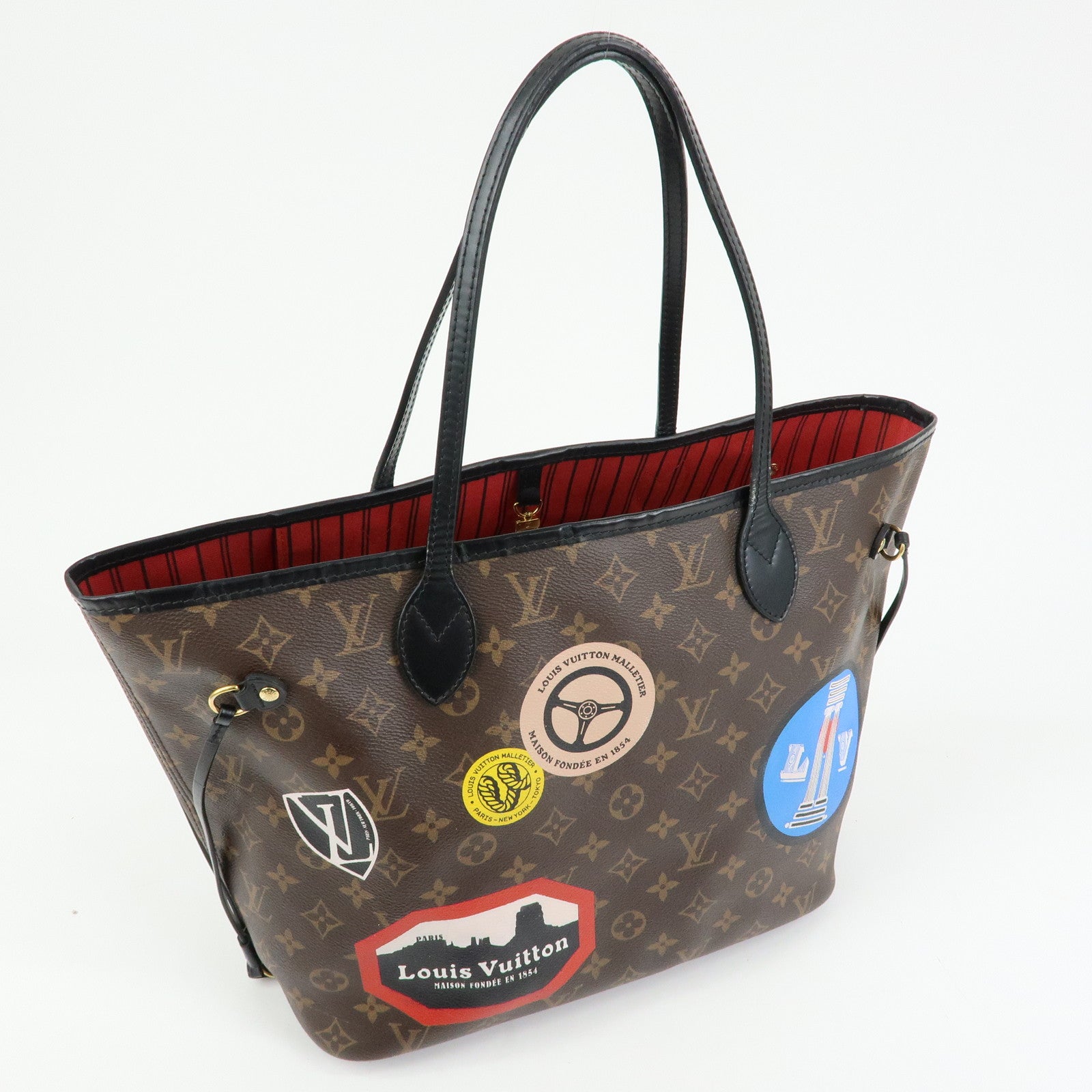 Louis Vuitton Monogram LV World Tour Neverfull MM Tote Bag M42844