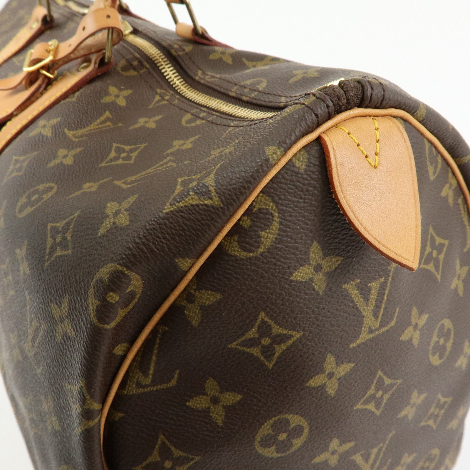 Louis Vuitton Monogram Keep All 50 Boston Bag Hand Bag Brown M41426