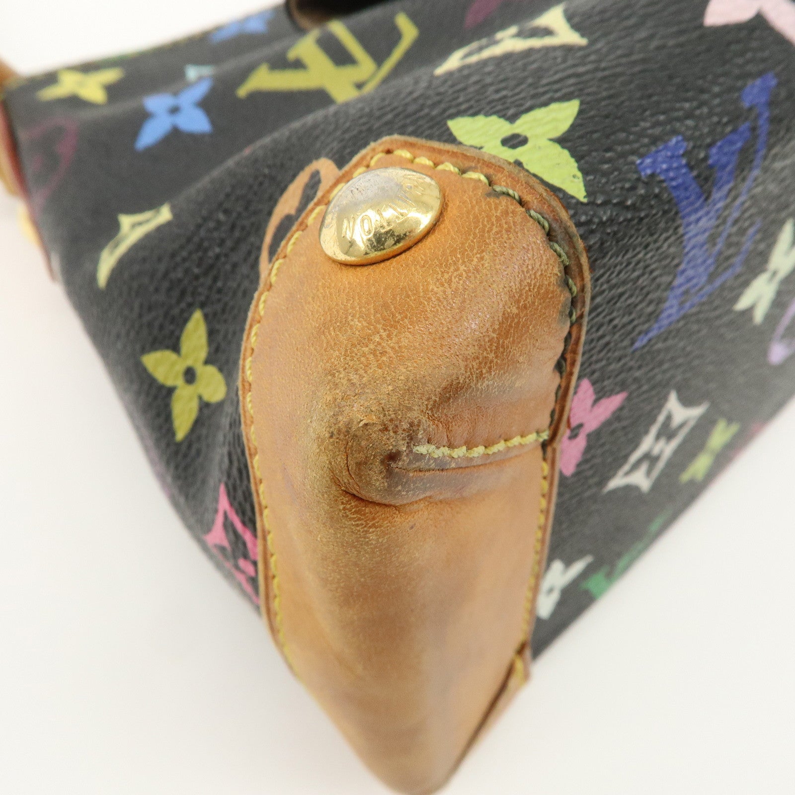 Louis Vuitton Monogram Multicolor Eliza Shoulder Bag Black M40099 Used