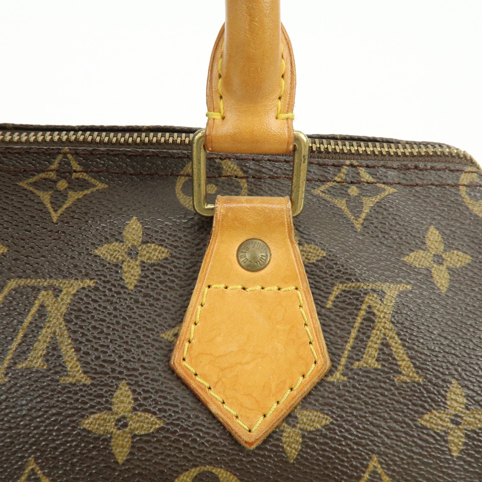 Louis Vuitton Monogram Speedy 25 Boston Bag Hand Bag Brown M41528