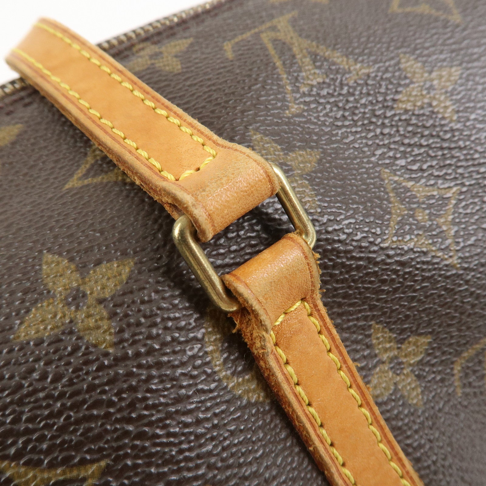 Louis Vuitton Monogram Papillon 30 Hand Bag Brown M51385