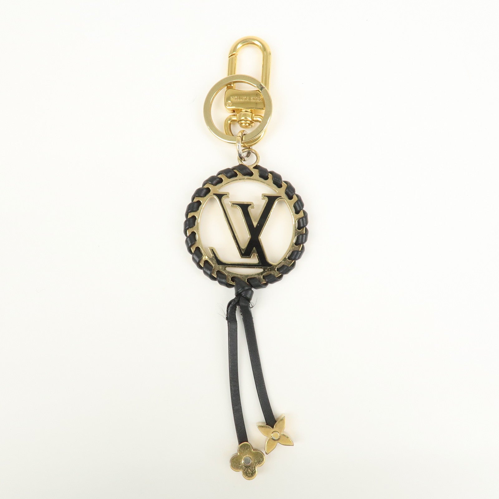 Louis Vuitton Porte Cles Very LV Circle Bag Charm Black M63082