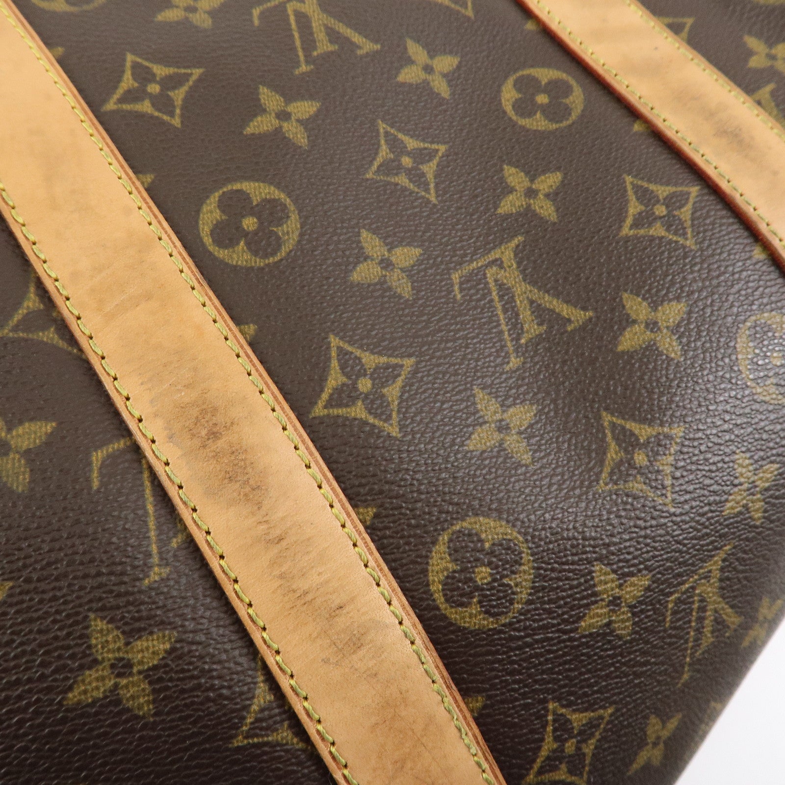 Louis Vuitton Monogram Keep All Bandouliere 55 Boston Bag M41414