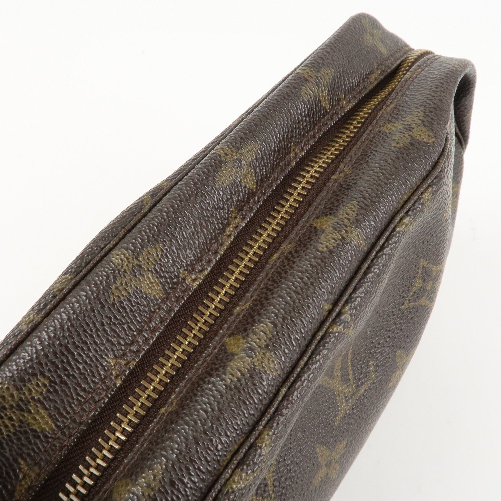 Louis Vuitton Monogram Trousse Toilette 23 Pouch Brown M47524 Used
