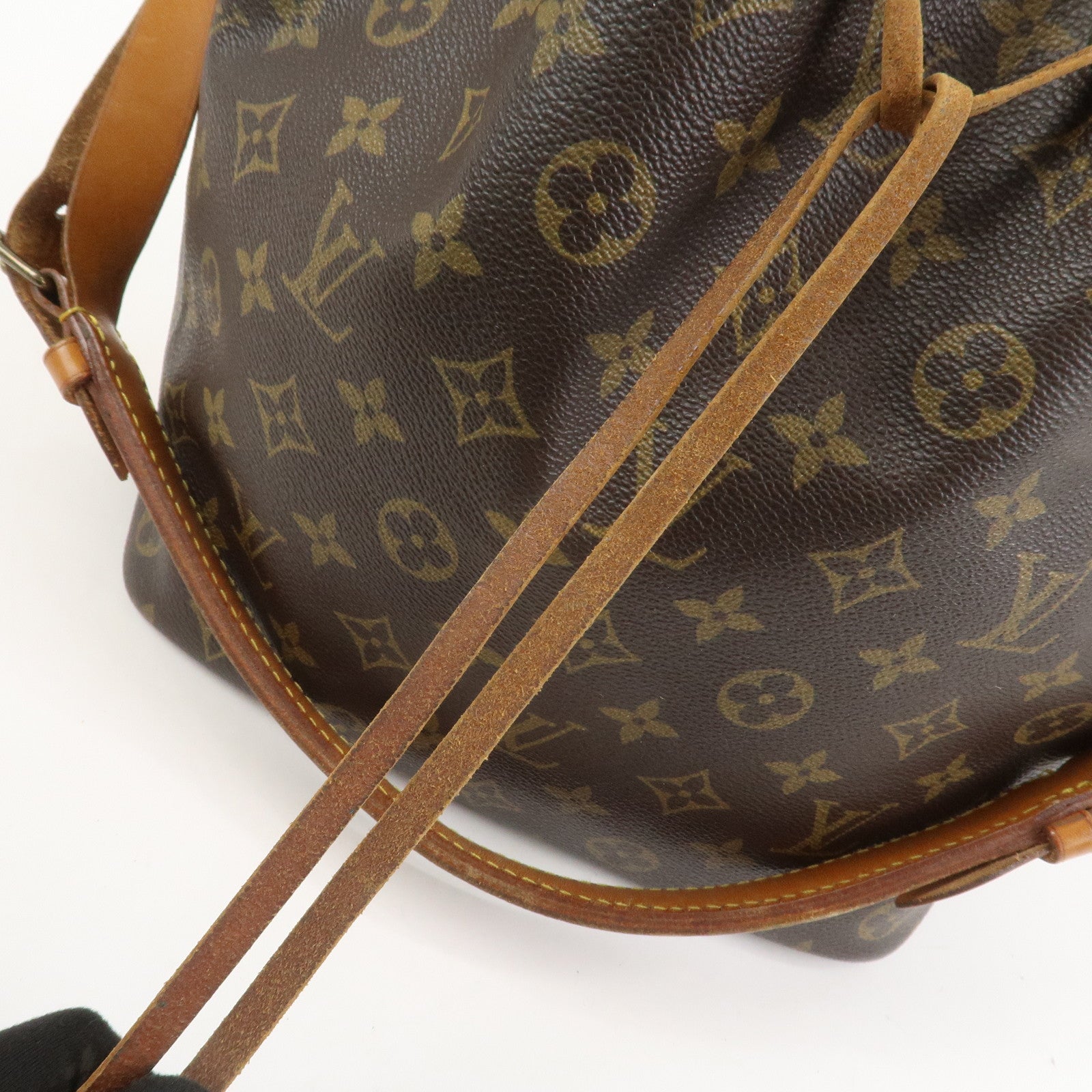 Louis Vuitton Monogram Petit Noe Shoulder Bag Brown M42226