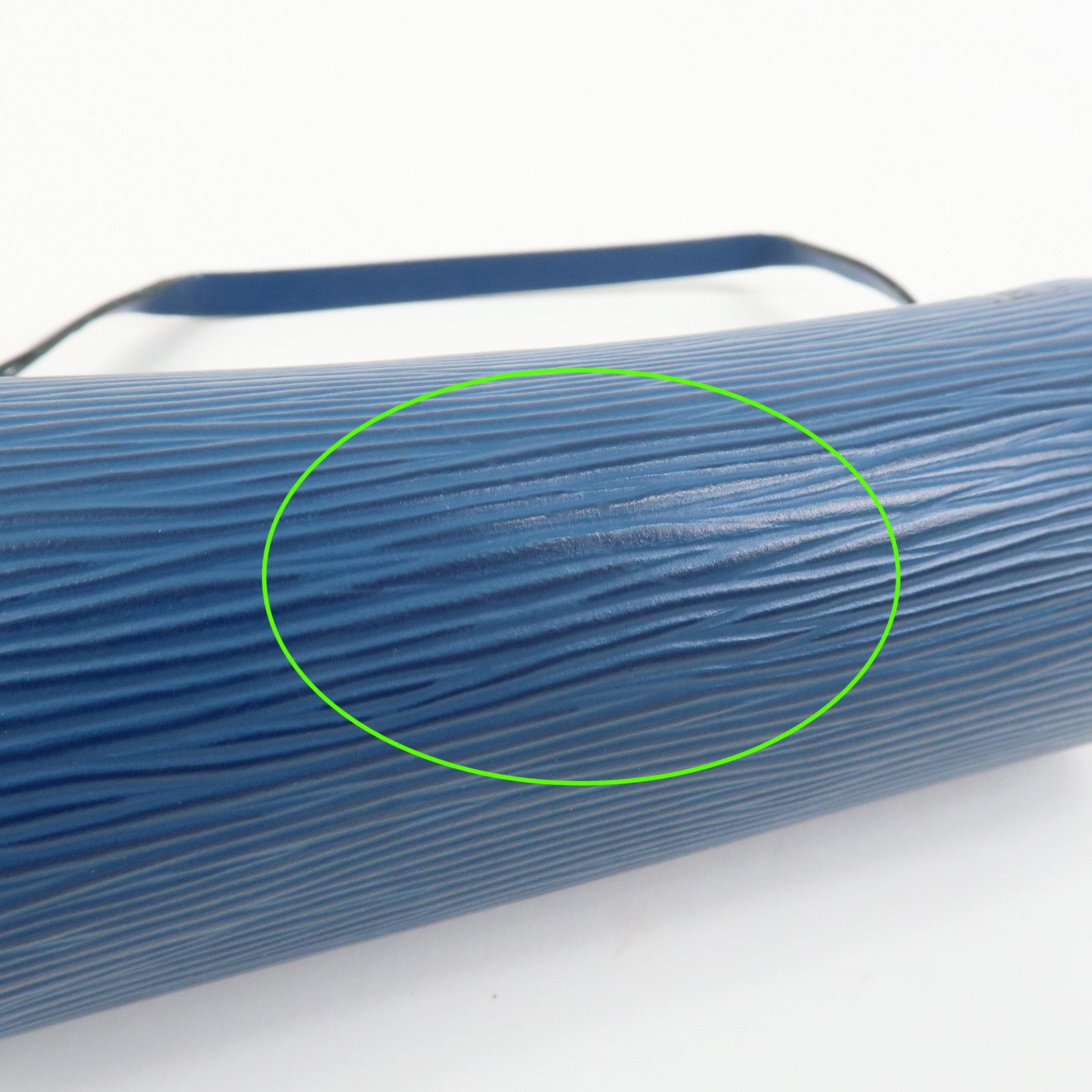 Louis Vuitton Epi Set of 3 Leather Soufflot Pouch Blue Kenya Brown