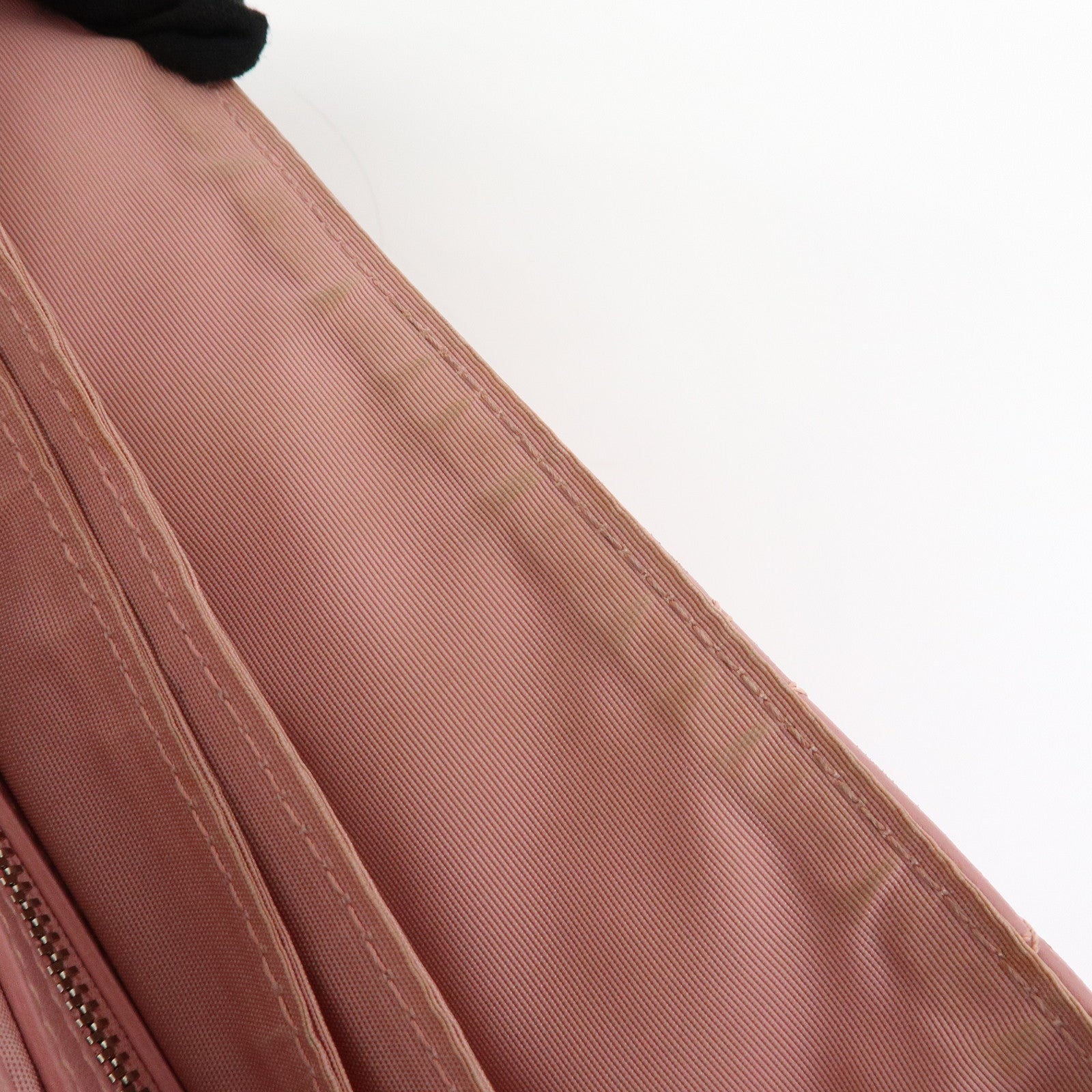 Christian Dior Canage New Lock Lamb Skin Shoulder Bag Hand Bag Pink