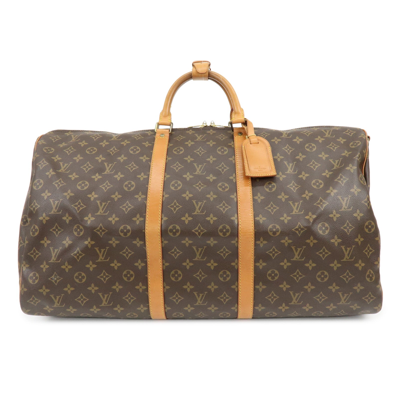 Louis Vuitton Monogram Keep All Bandouliere 60 Boston Bag M41412