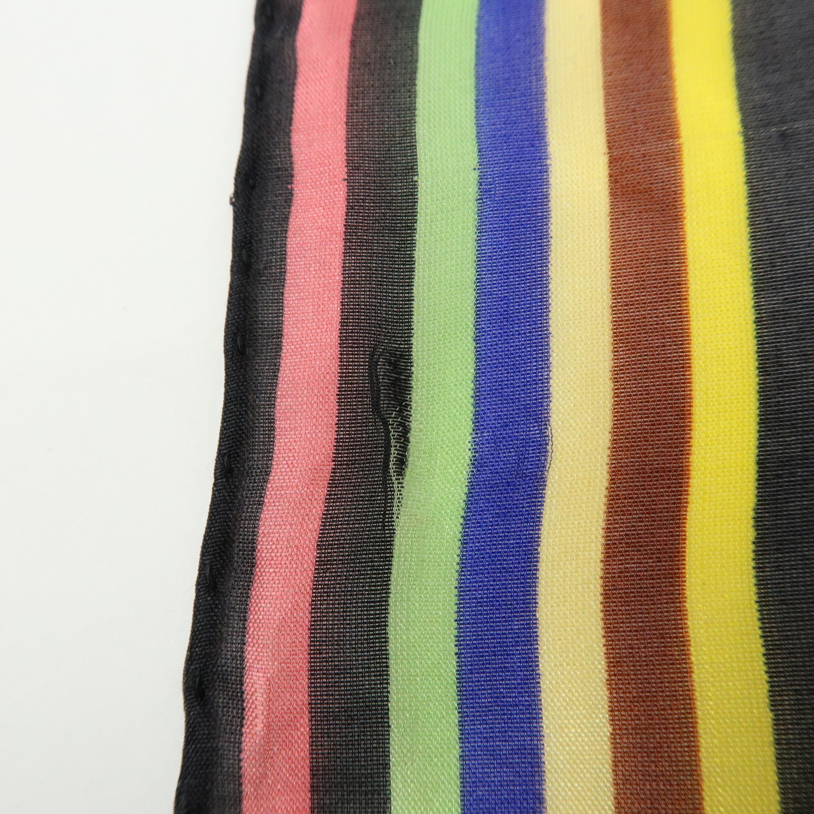 Louis Vuitton Monogram Silk 100% Scarf Multicolor Noir Black