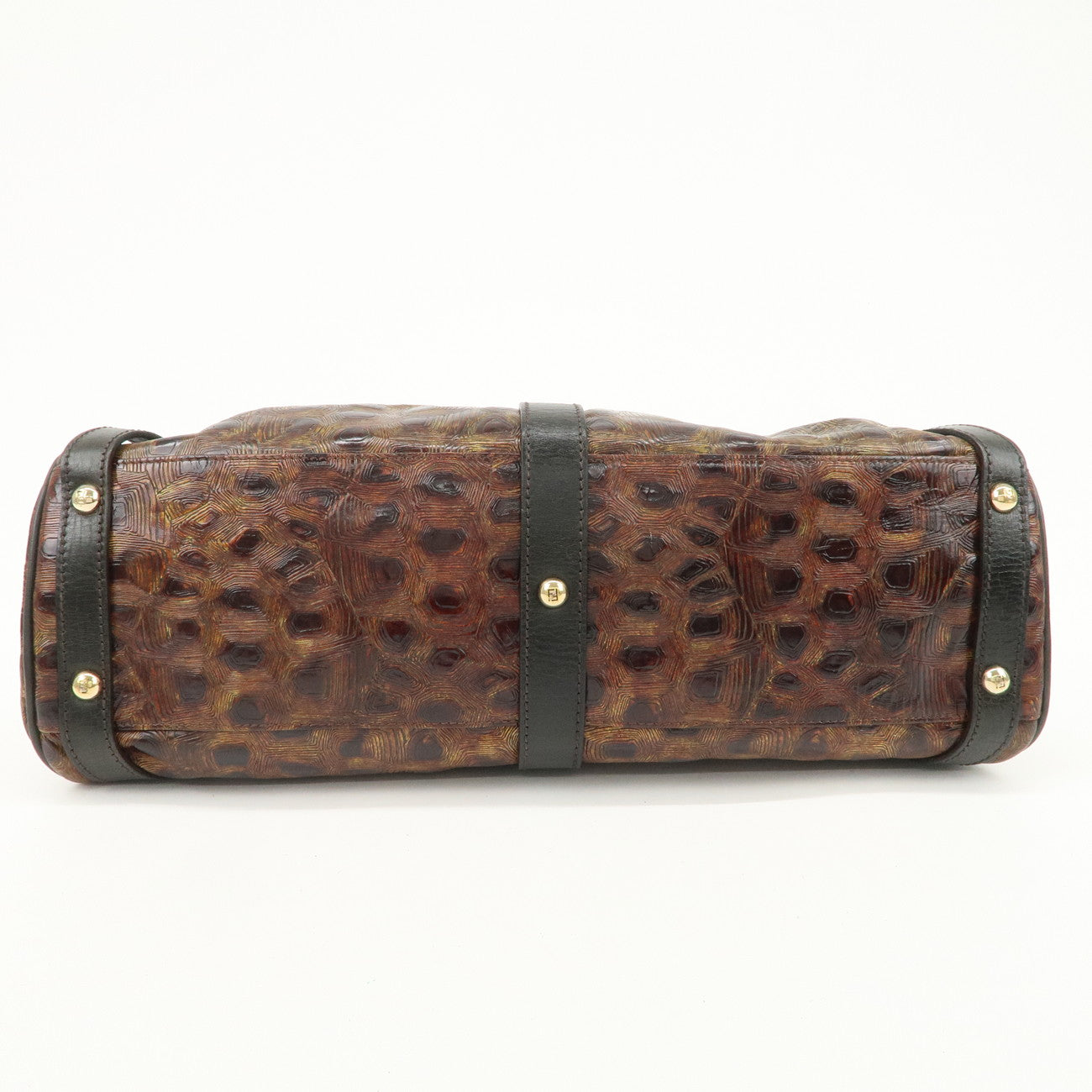 FENDI Bolsa Magic Hand Bag Shoulder Bag Brown 8BN144