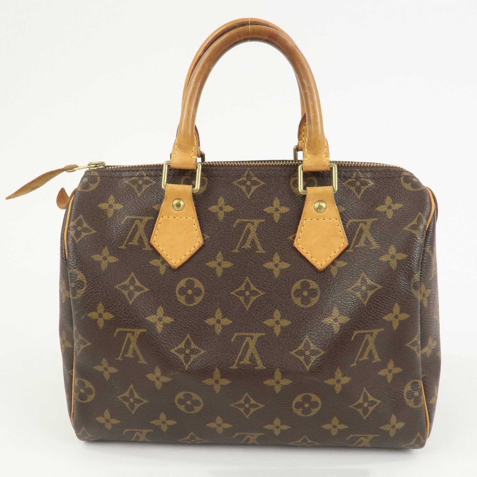 Louis Vuitton Monogram Speedy 25 Boston Bag Hand Bag Brown M41528