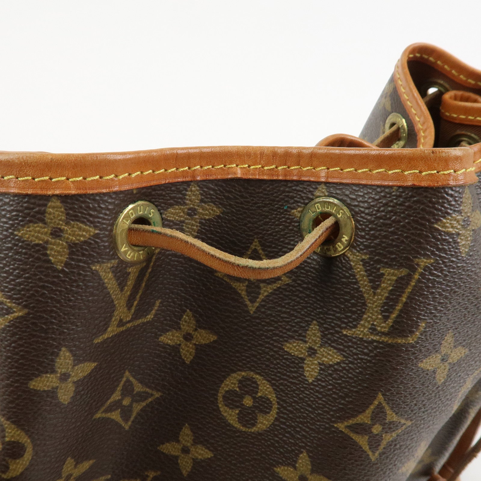 Louis Vuitton Monogram Petit Noe Shoulder Bag Brown M42226