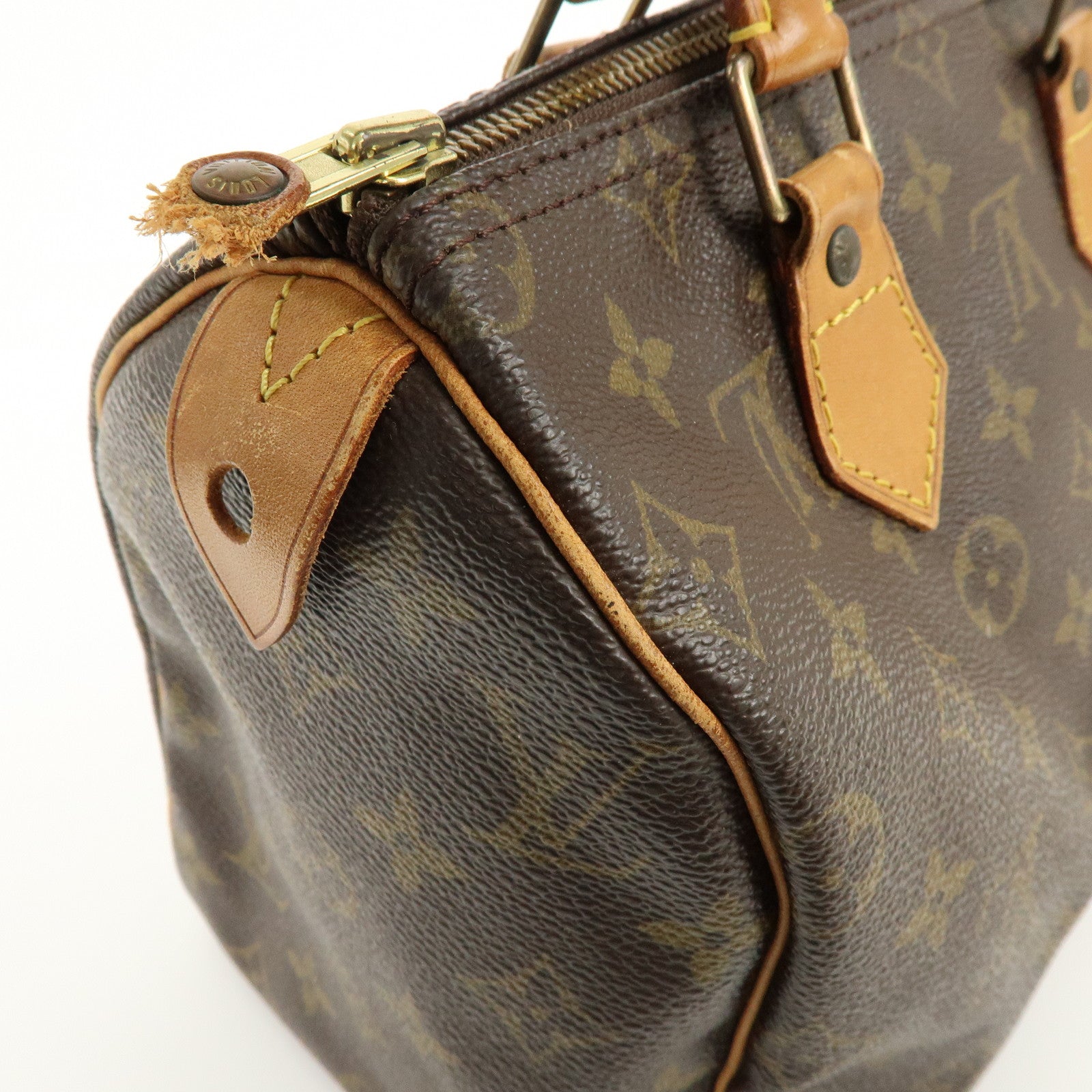 Louis Vuitton Monogram Speedy 25 Boston Bag Hand Bag Brown M41528