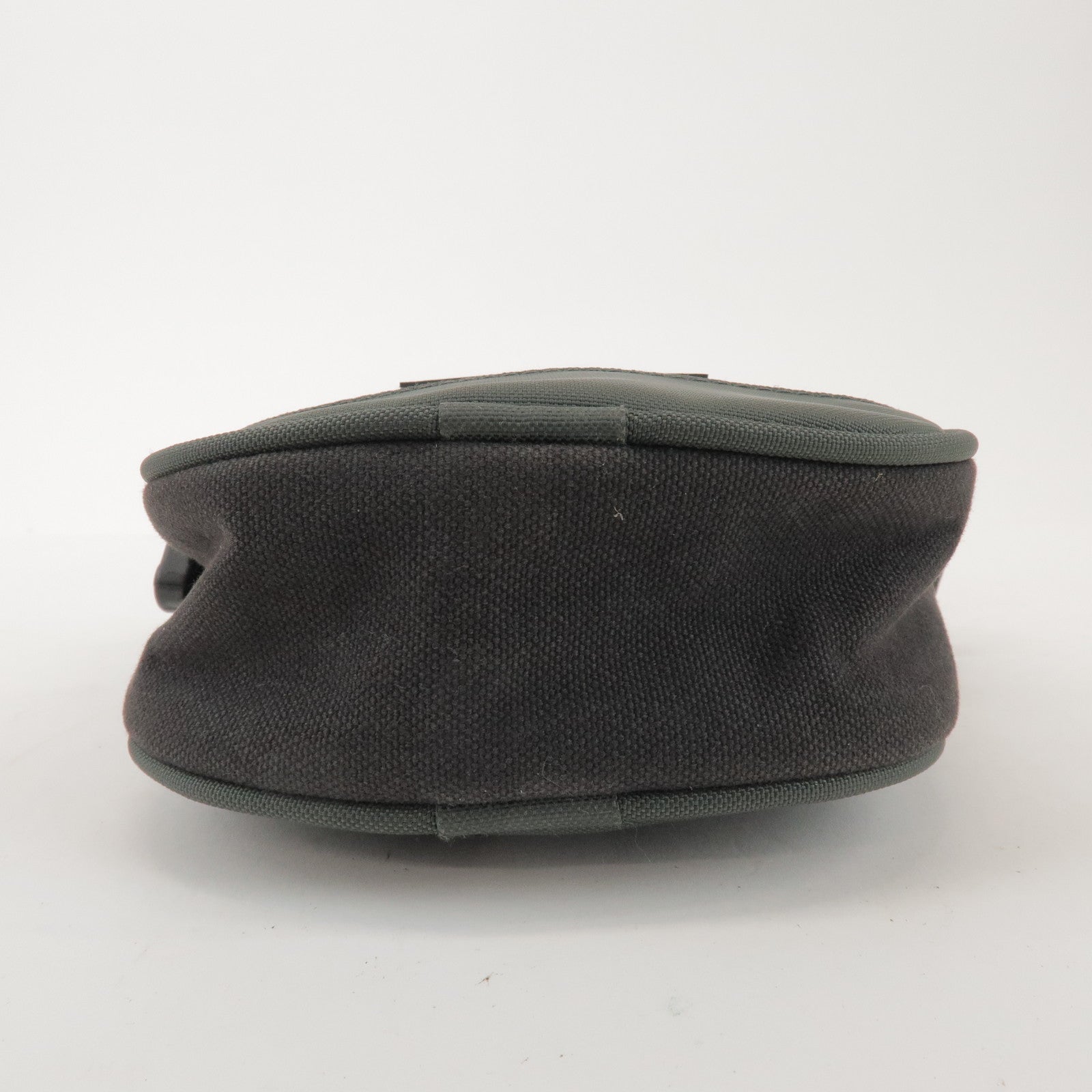 CHANEL Sport Line COCO Mark Canvas Shoulder Bag Black Green A23300