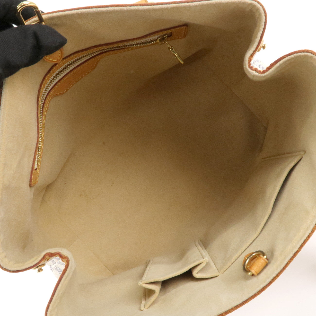 Louis Vuitton Damier Azur Hampstead MM Canvas Hand Bag N51206 Used