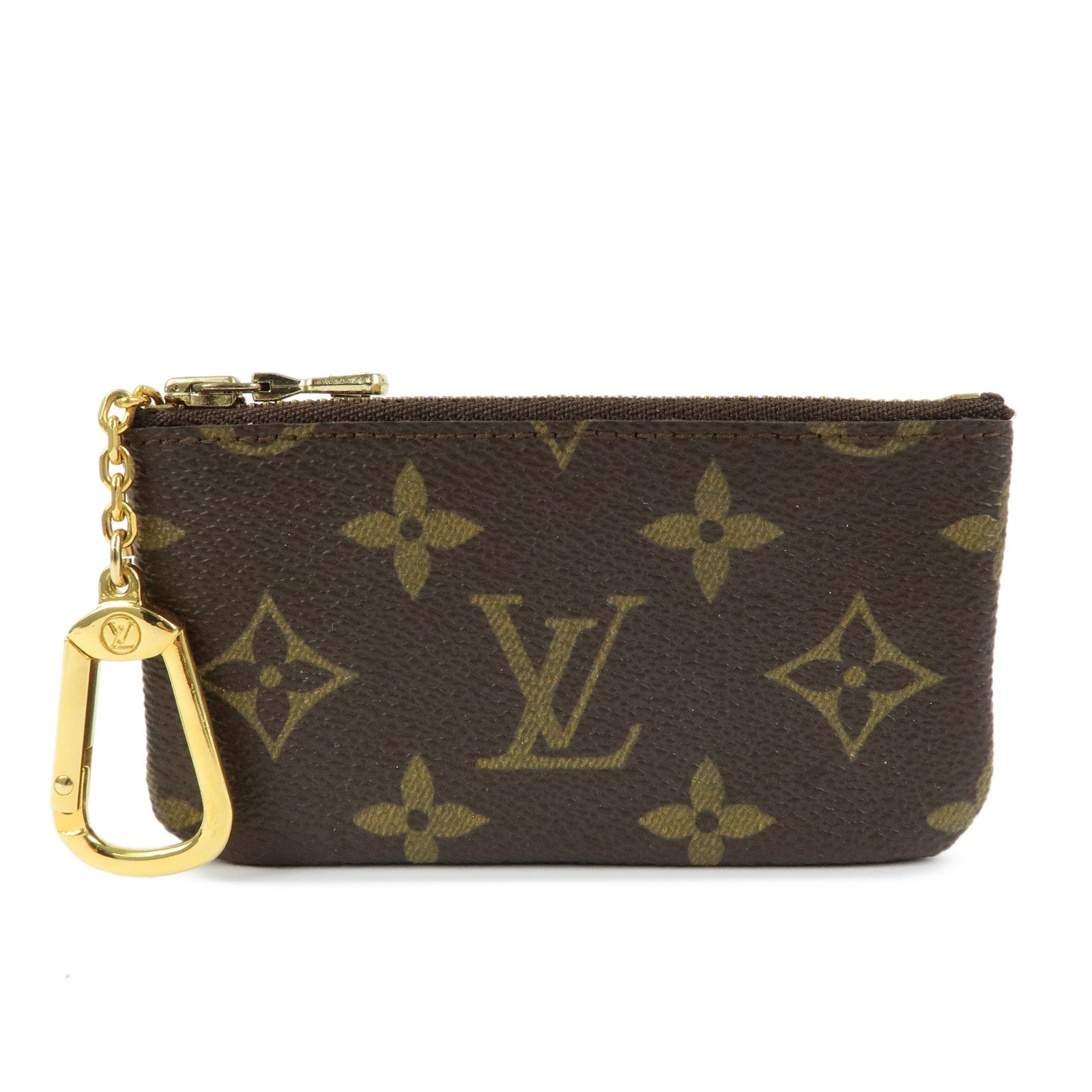Louis Vuitton Monogram Pochette Cles Coin Case Key Case M62650