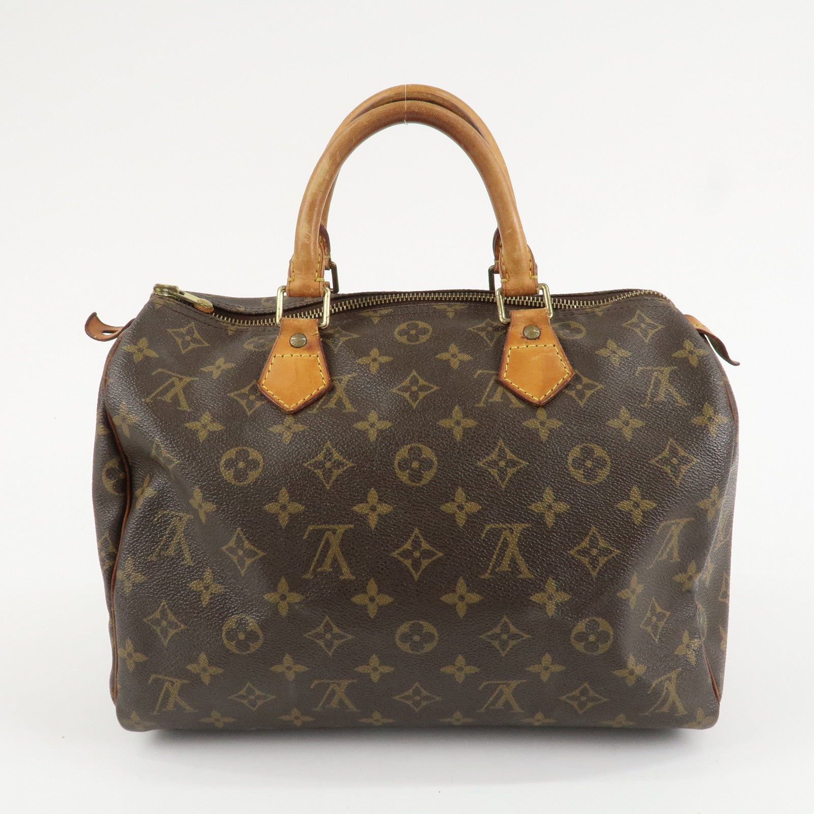 Louis Vuitton Monogram Speedy 30 Boston Bag Hand Bag M41526 Used