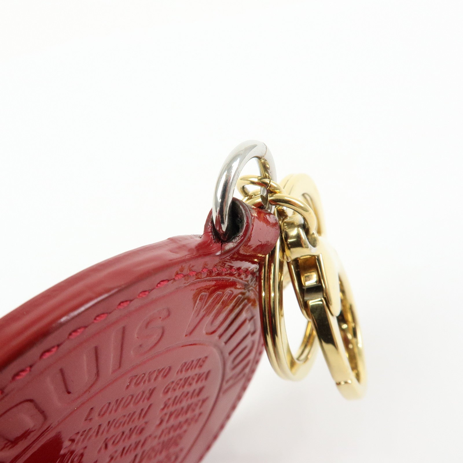 Louis Vuitton Vernis Porte Cles Ron T&B Bag Charm Key Charm M93605