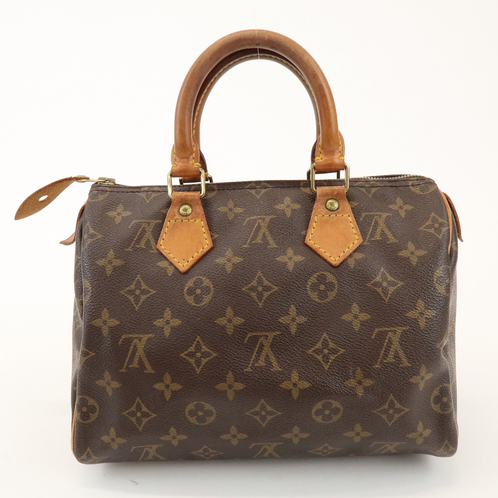 Louis Vuitton Monogram Speedy 25 Boston Bag Hand Bag Brown M41528