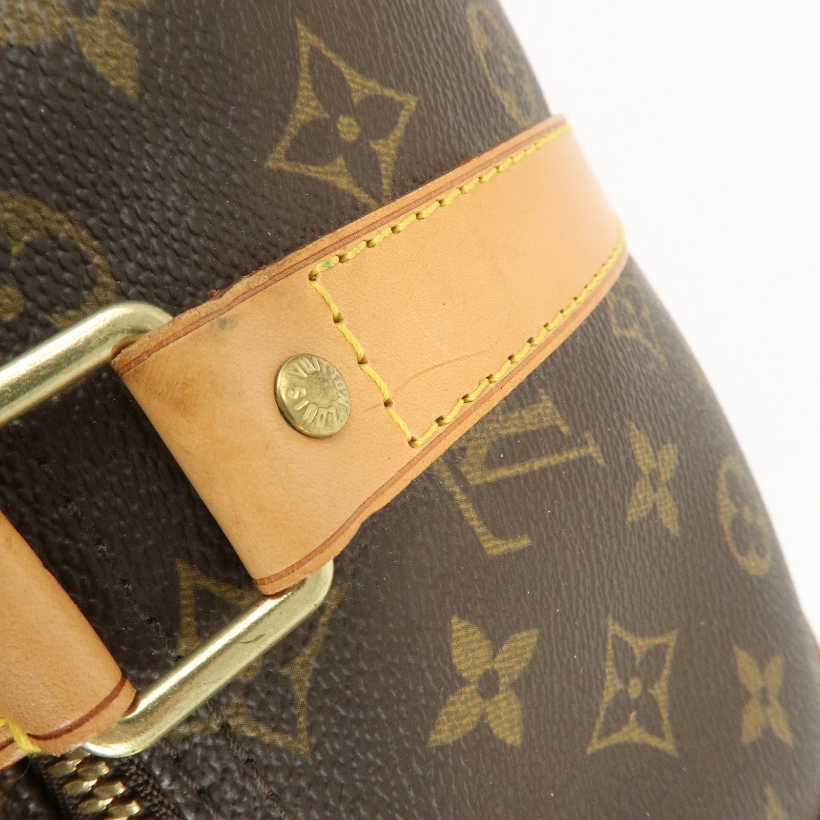 Louis Vuitton Monogram Canvas Keep All 45 Boston Bag Brown M41428