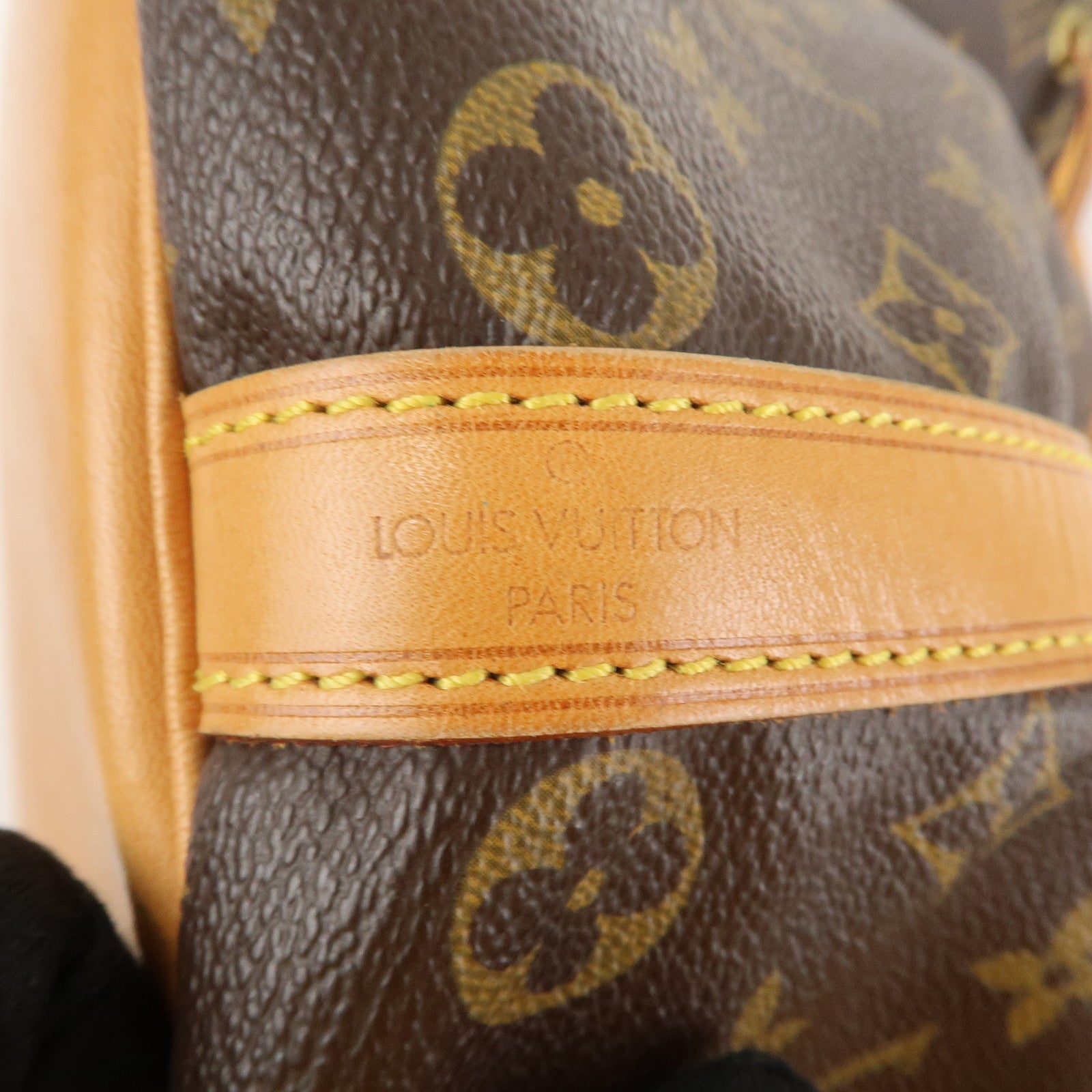 Louis Vuitton Monogram Petit Noe Shoulder Bag Brown M42226