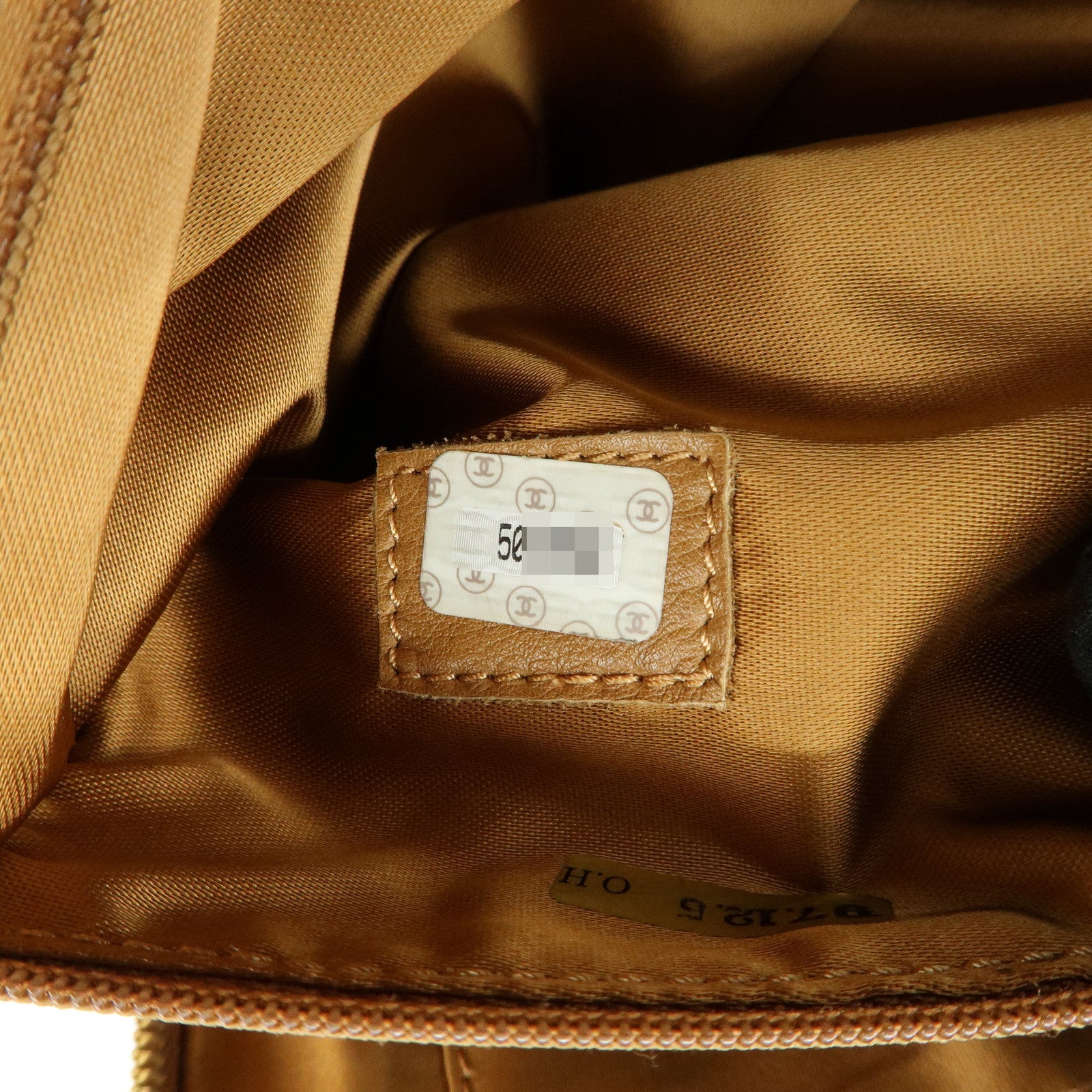 CHANEL Caviarskin Tote Bag Hand Bag Brown A08913