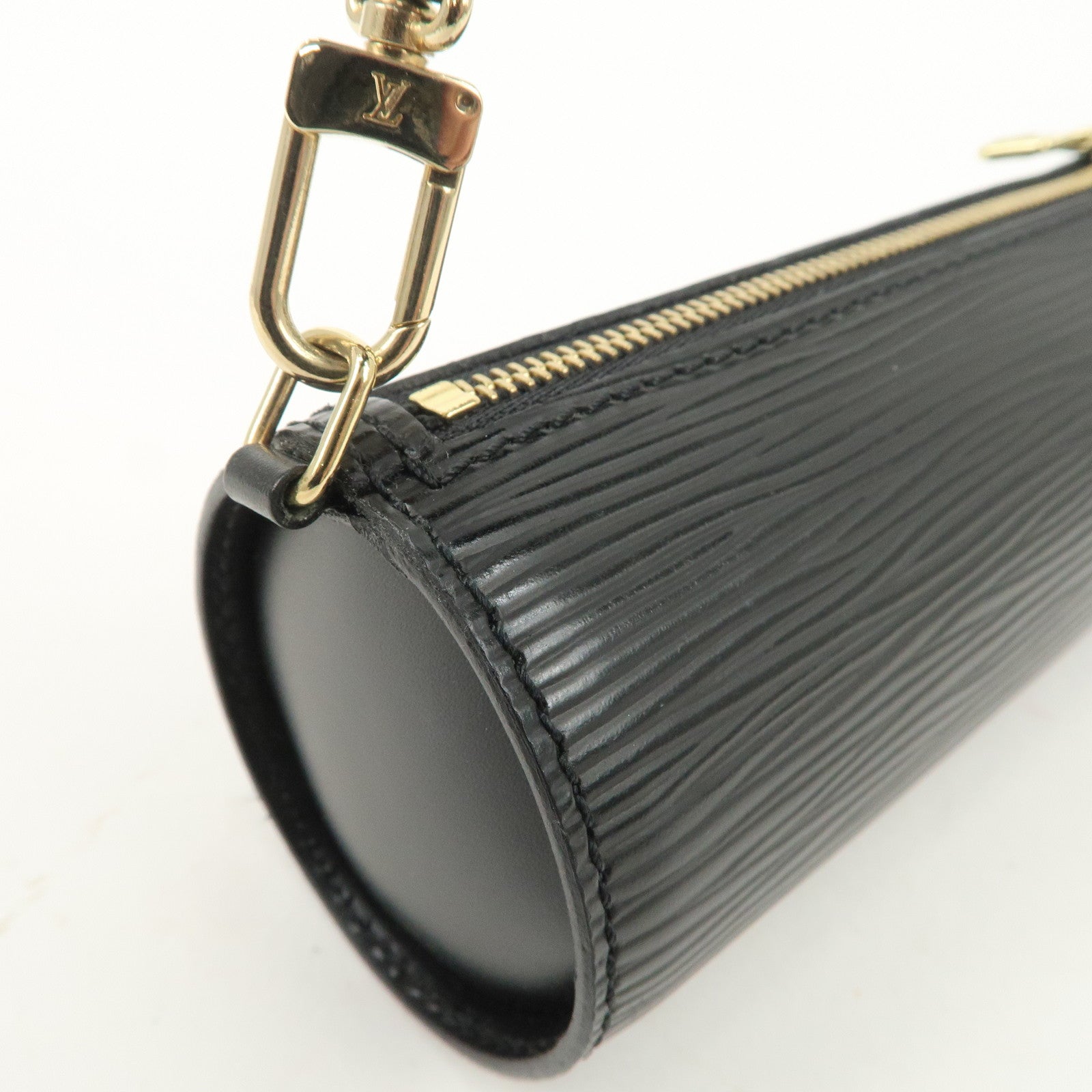 Louis Vuitton Epi Mini Pouch For Soufflot Hand Bag Noir
