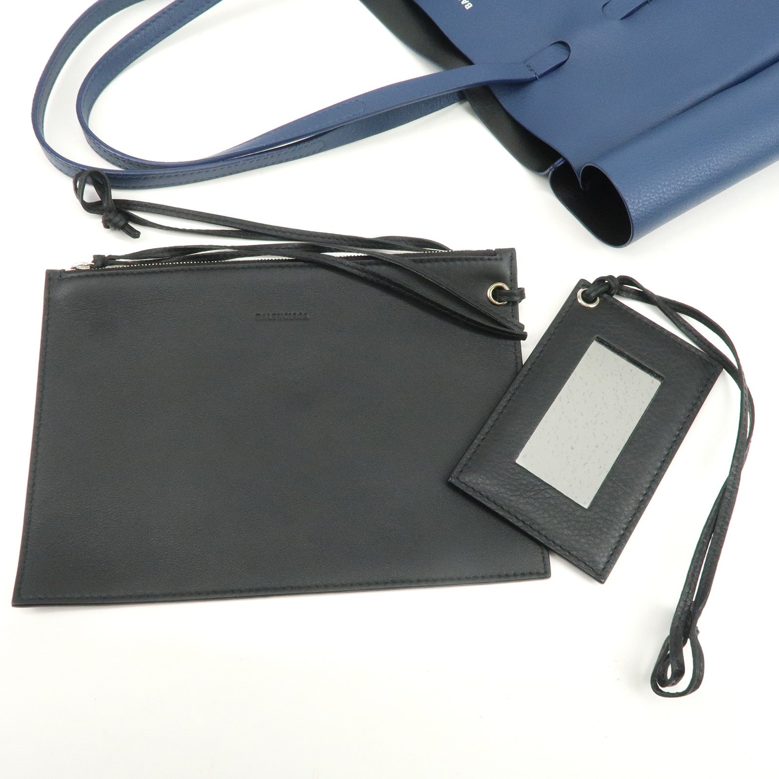 BALENCIAGA Everyday S Tote Bag Shoulder Bag Blue 475199