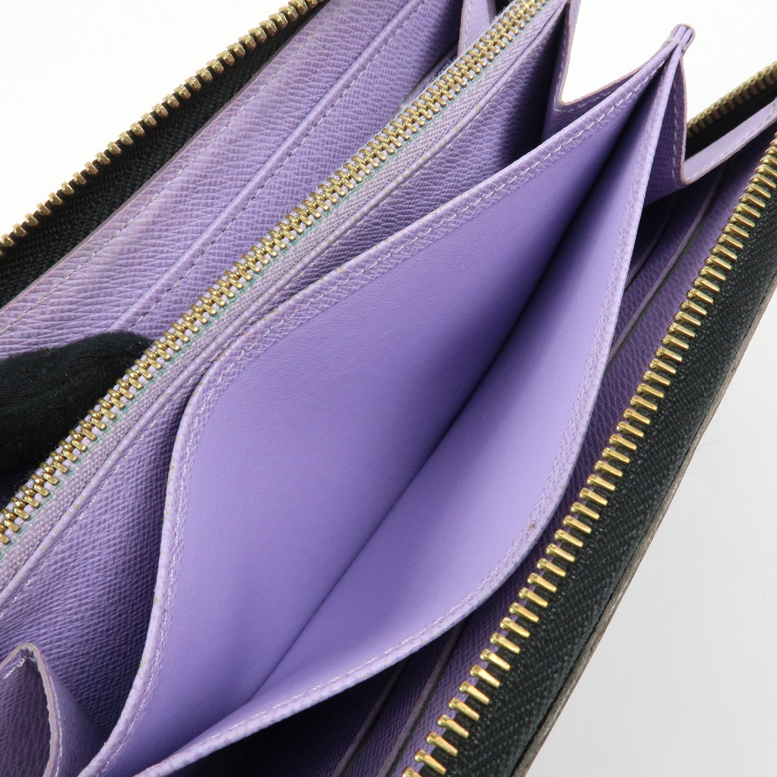 Louis Vuitton Monogram Multi Color Zippy Wallet Violet M60275