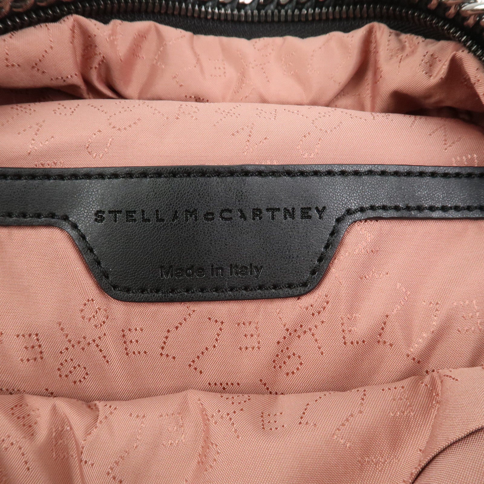 STELLA MCCARTNEY Falabella Polyester Leather Backpack Black