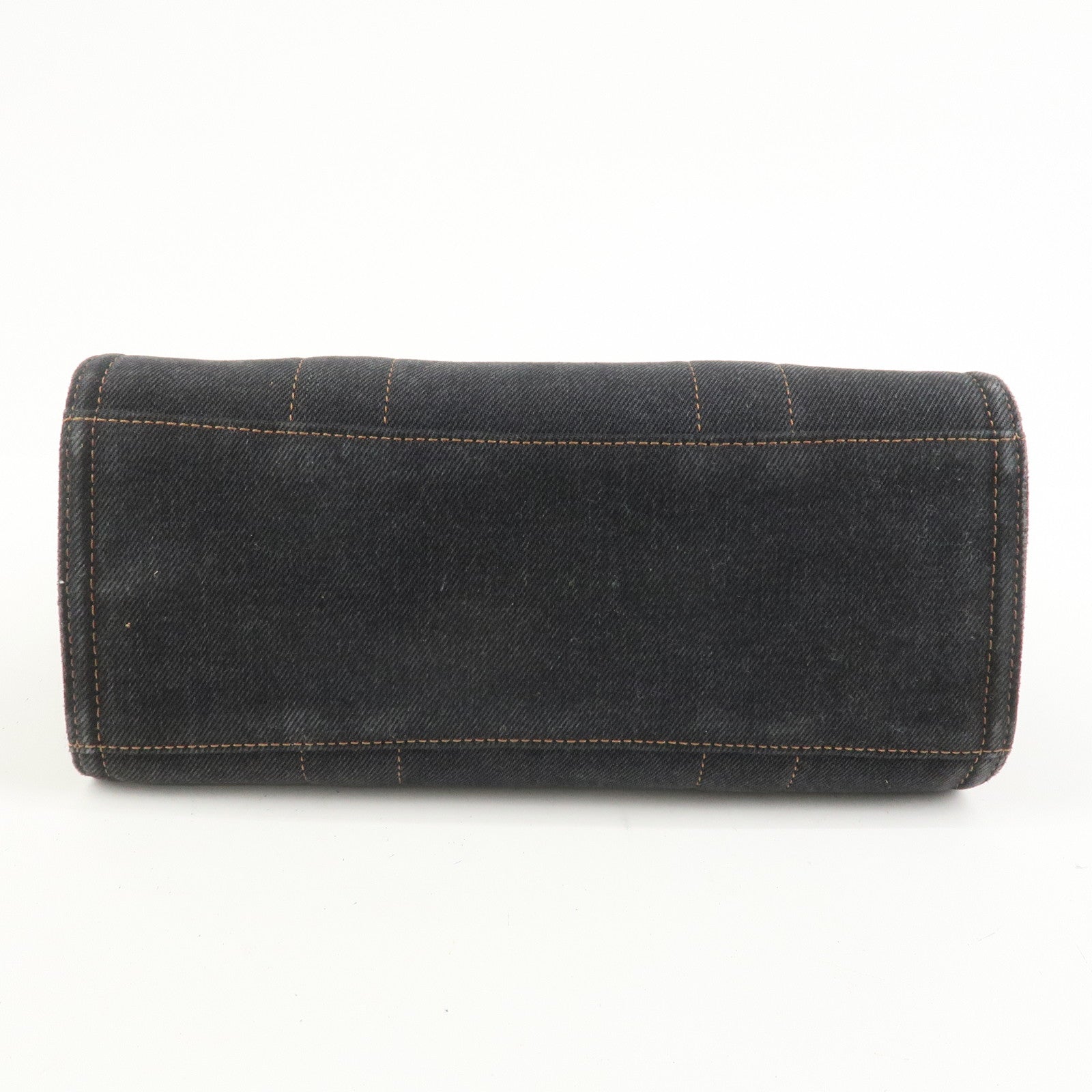 COACH Denim Leather 2Way Shoulder Bag Hand Bag Black