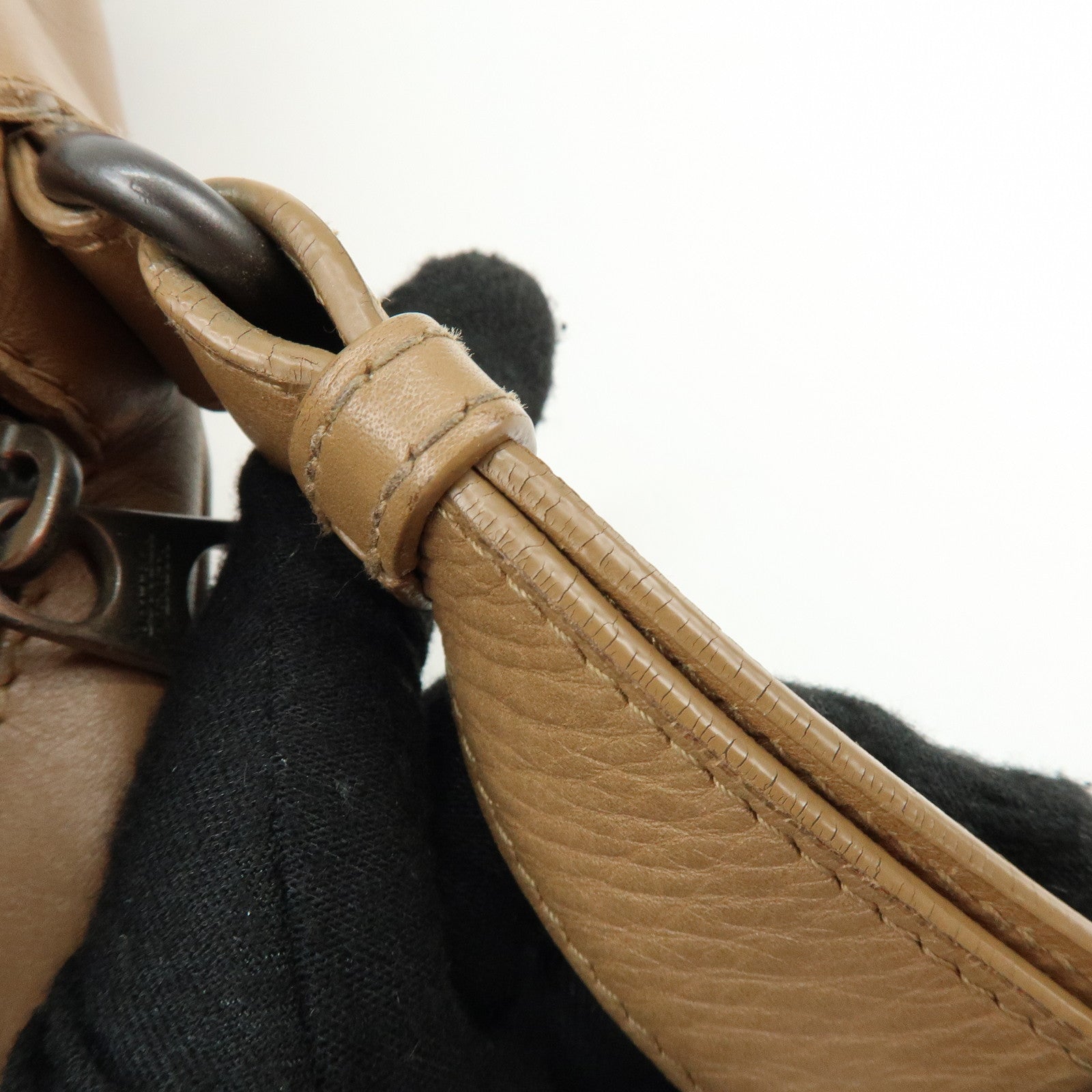 BOTTEGA VENETA Intrecciato Leather Shoulder Crossbody Bag Beige