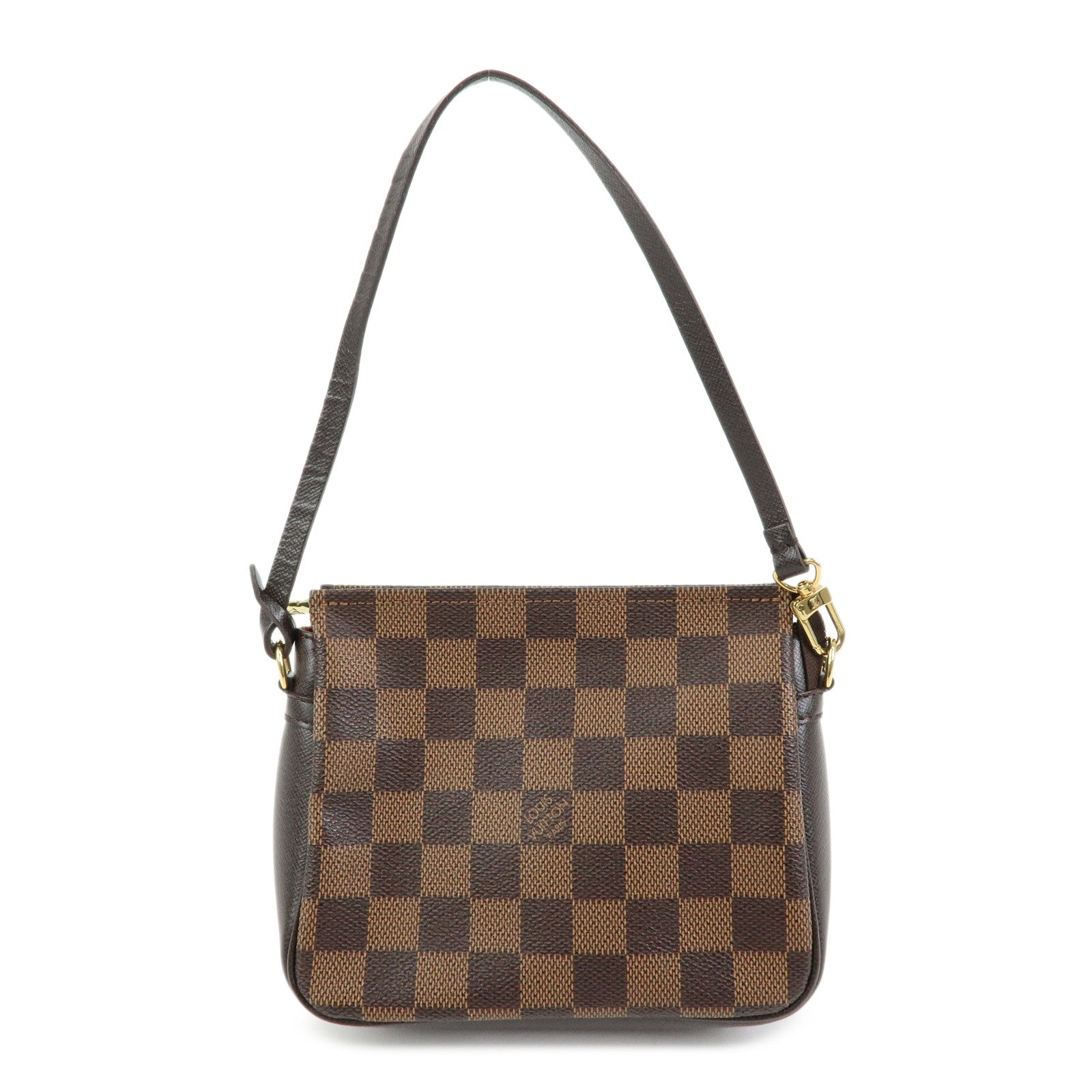 Louis Vuitton Damier Trousse Makeup Accessory Pouch Brown N51982