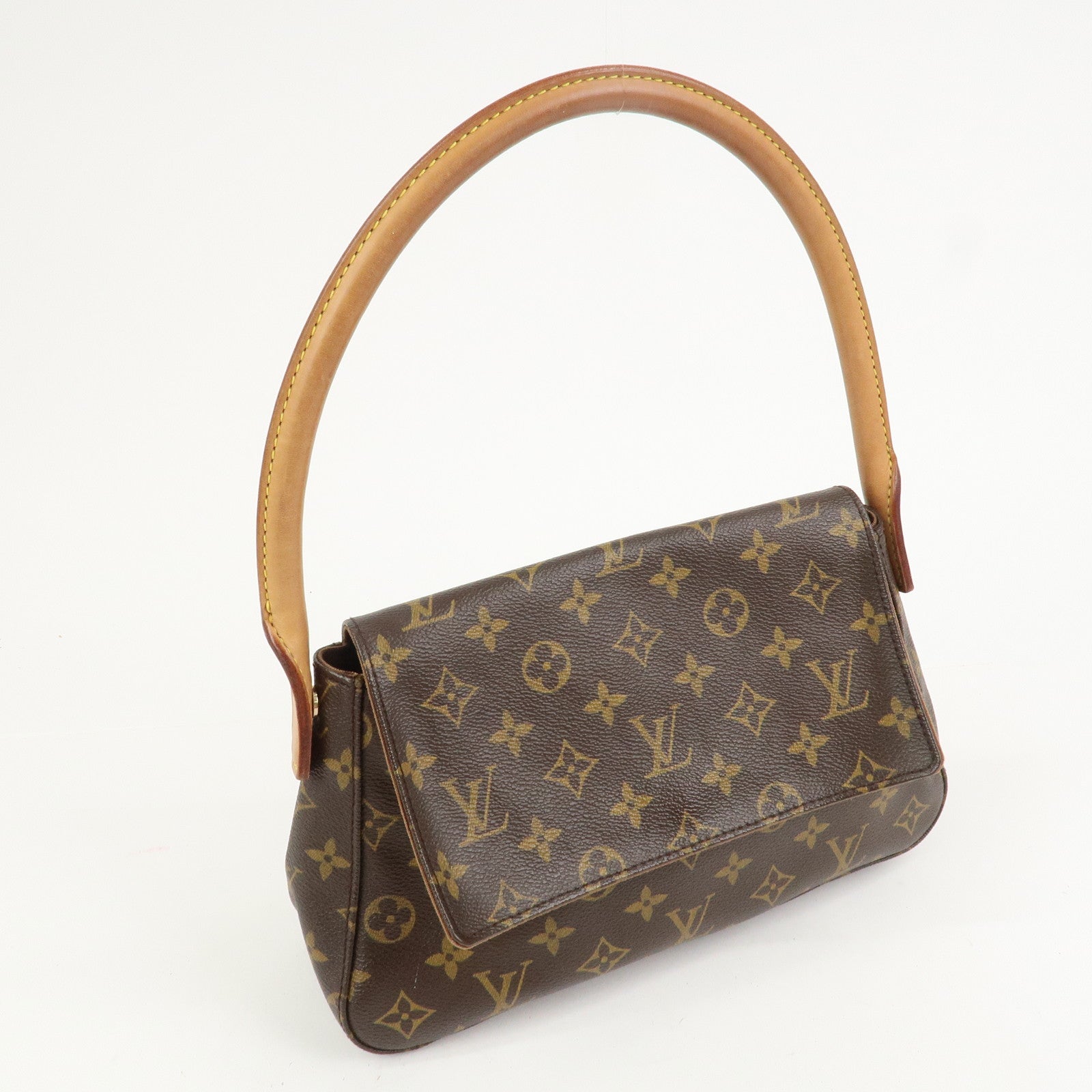 Louis Vuitton Monogram Mini Looping Shoulder Bag Brown M51147