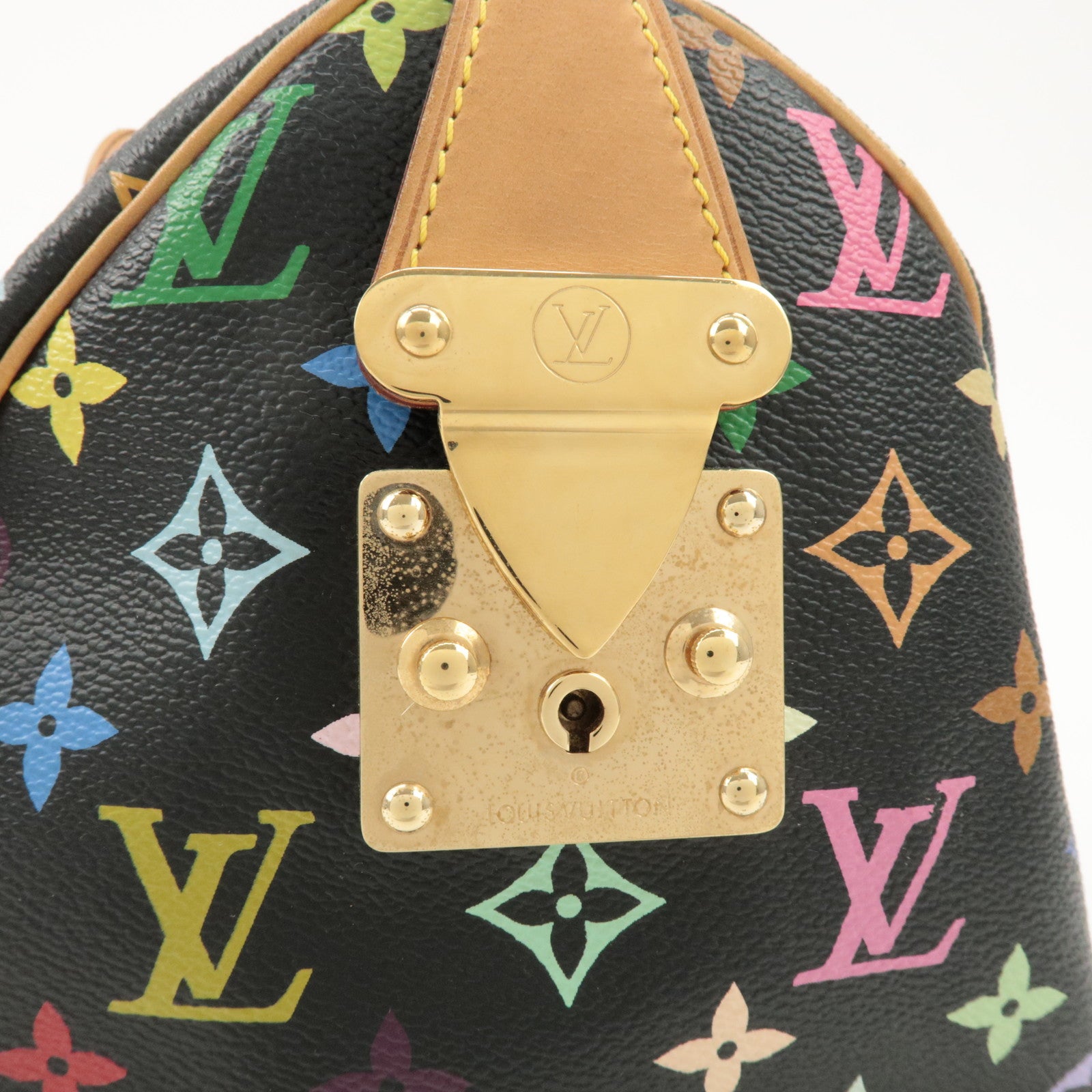 Louis Vuitton Monogram Multicolor Speedy 30 Hand Bag M92642 Used
