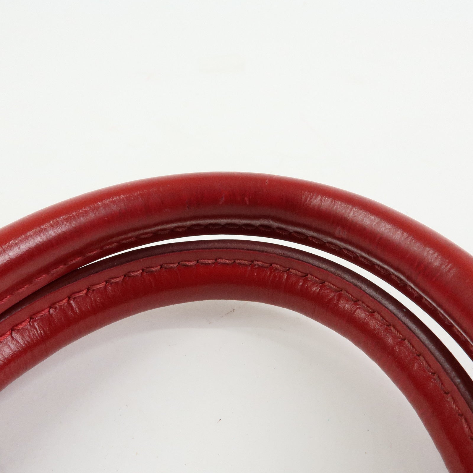 Louis Vuitton Epi Alma PM Leather Hand Bag Carmine Red M4058E