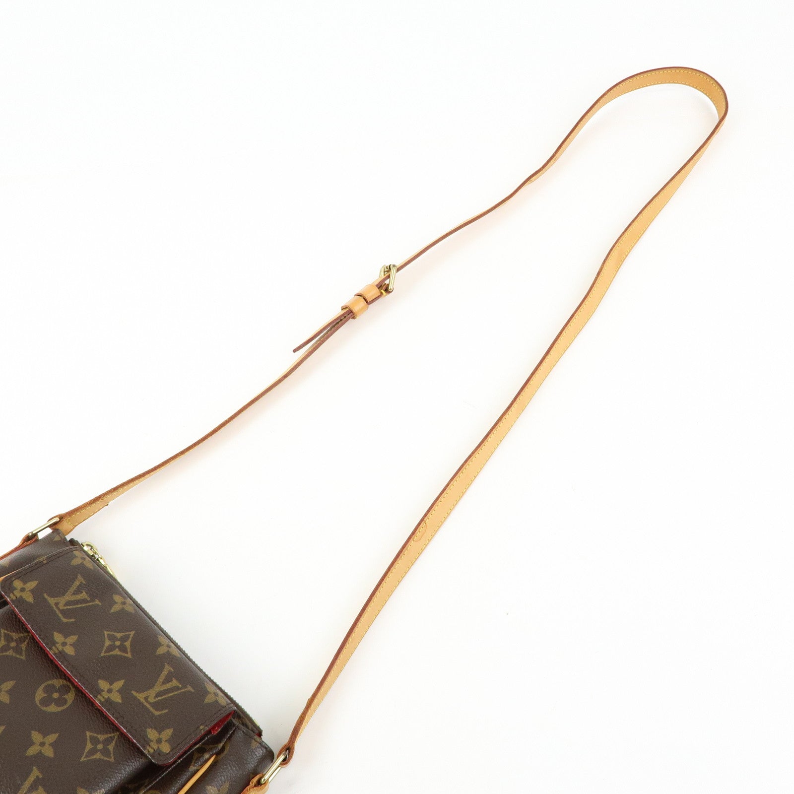 Louis Vuitton Monogram Viva Cite PM Shoulder Bag Brown M51165