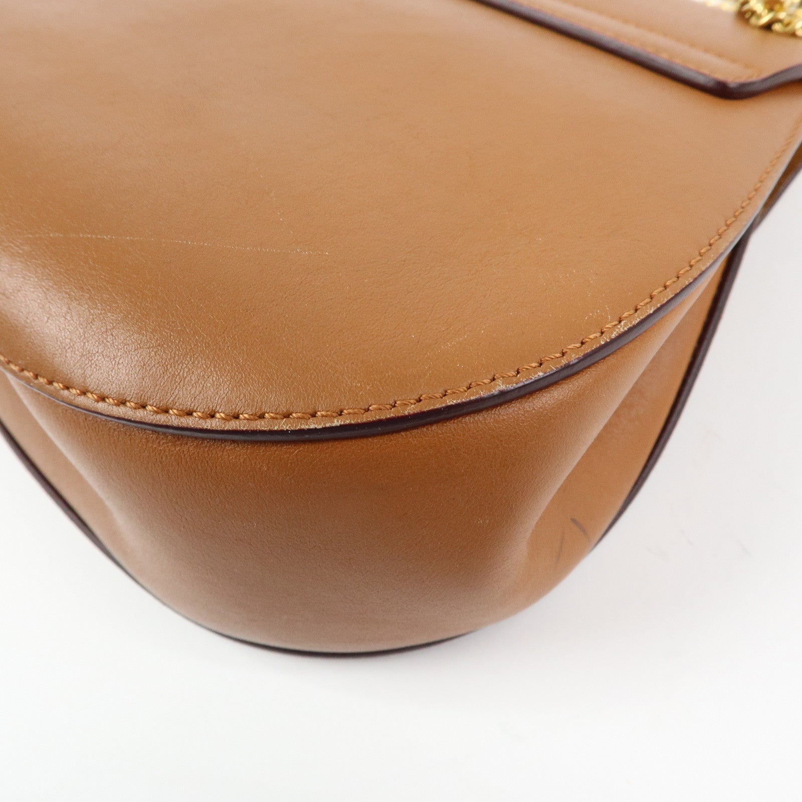 Chloe Drew Leather Suede Shoulder Bag Crossbody Bag Brown