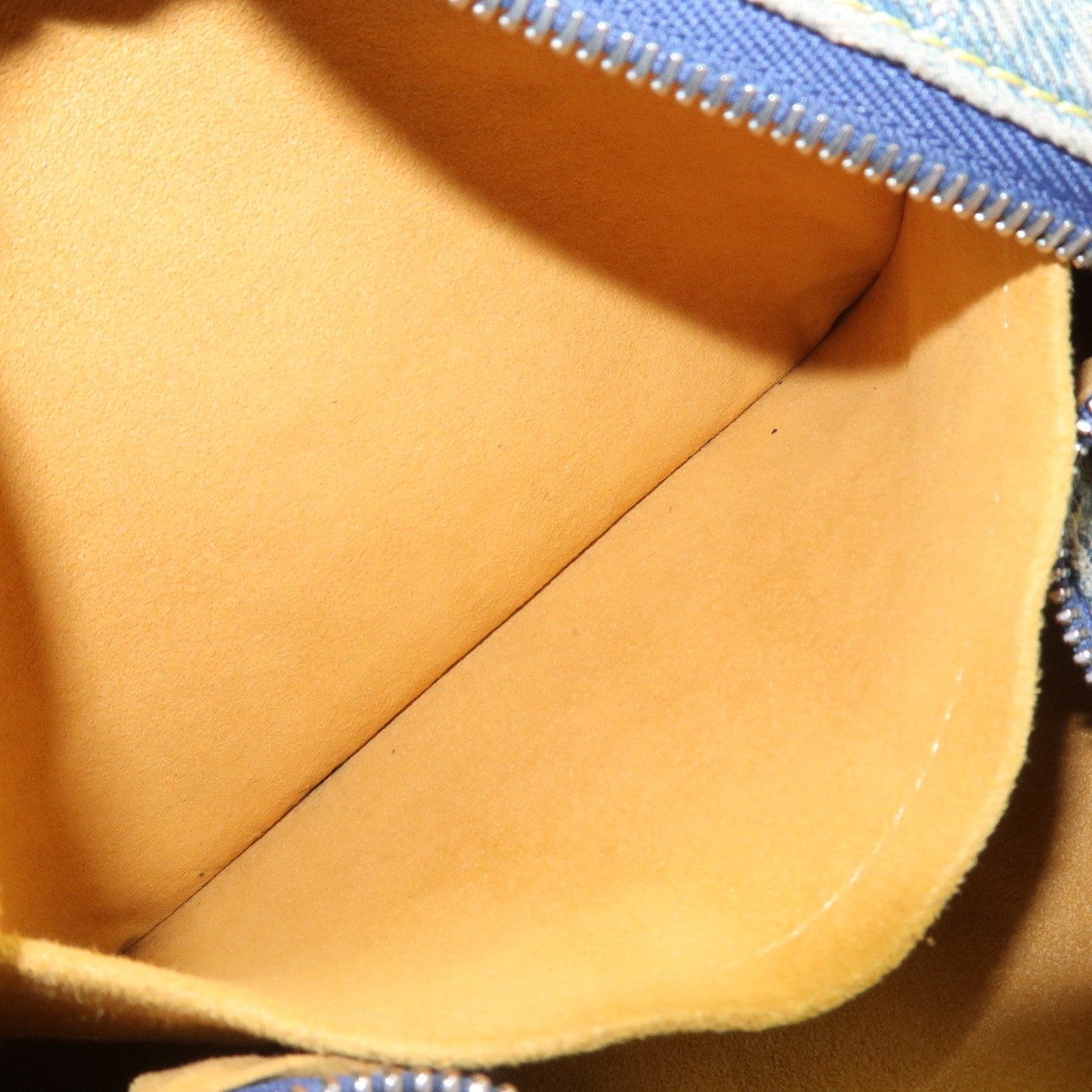 Louis Vuitton Monogram Denim Baggy GM Shoulder Bag Blue M95048