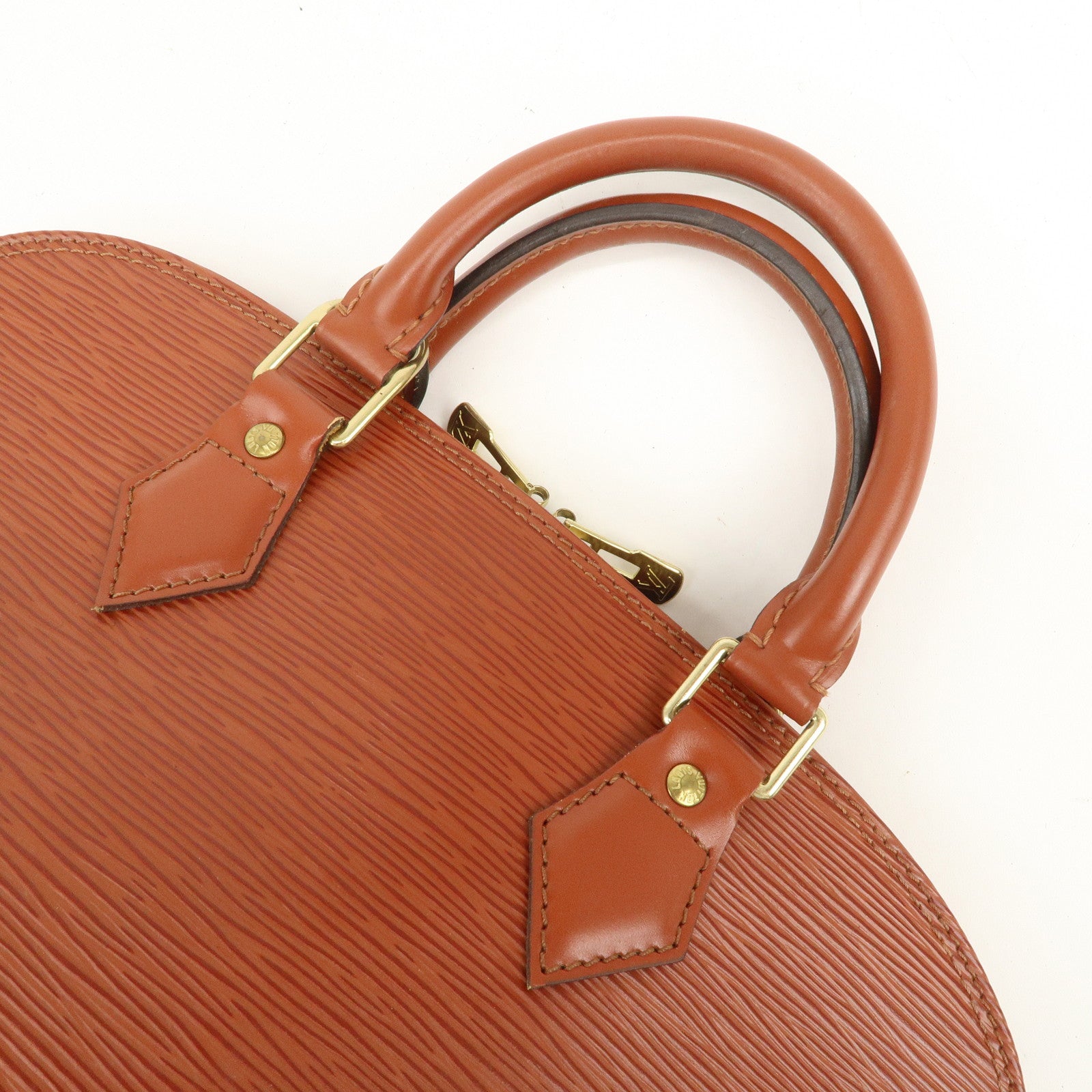 Louis Vuitton Epi Leather Alma PM Hand Bag Kenya Brown M52143