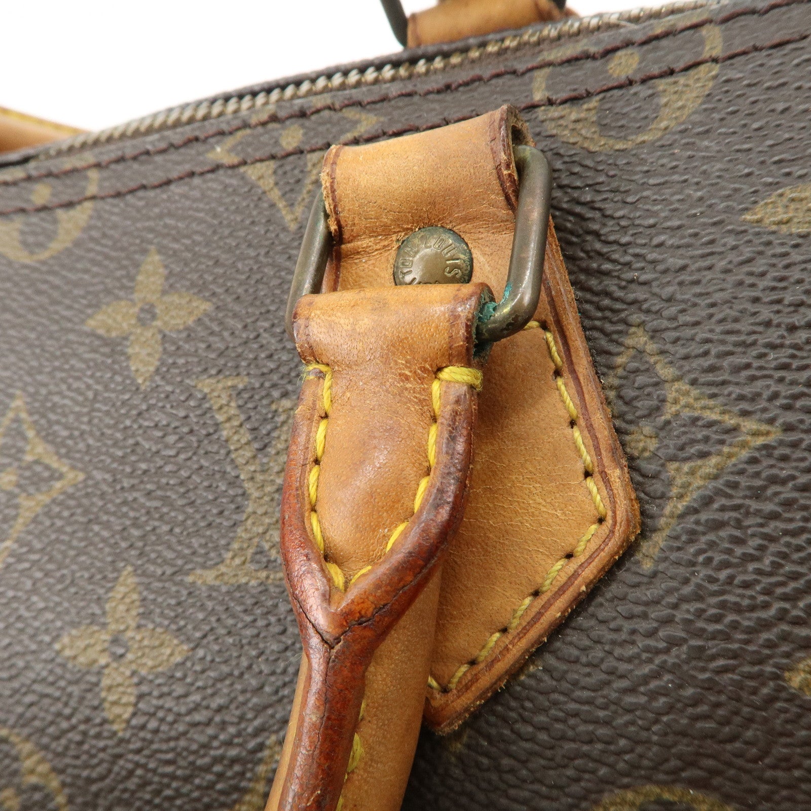 Louis Vuitton Monogram Speedy 35 Hand Bag Boston Bag M41524 Used