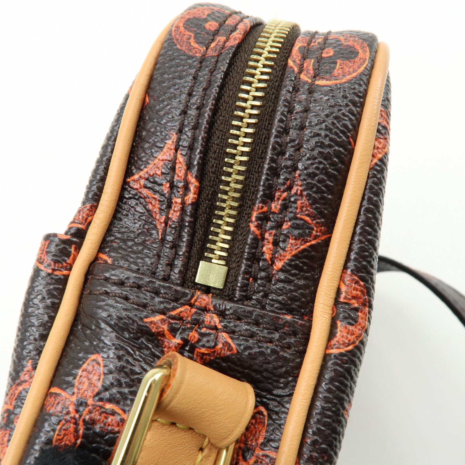 Louis Vuitton Catogram Paname Shoulder Bag Crossbody Brown M44399