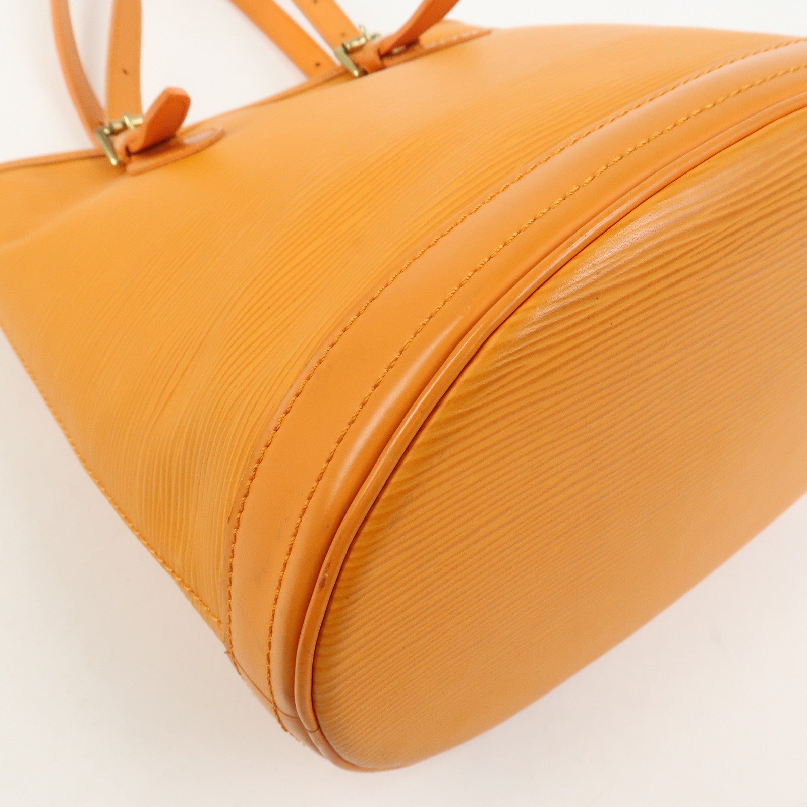 Louis Vuitton Epi Bucket PM Shoulder Bag Tote Bag Mandarin M5899H