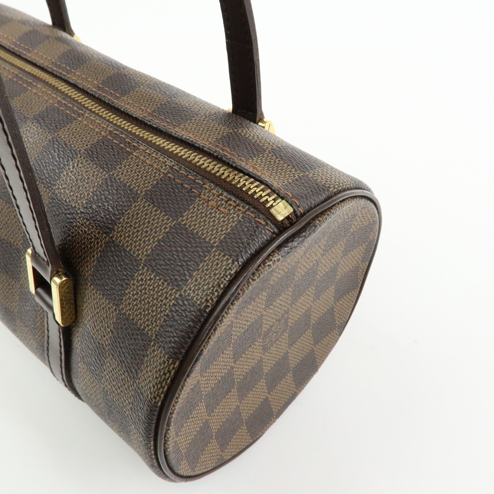 Louis Vuitton Damier Ebene Papillon 26 Hand Bag Brown N51304