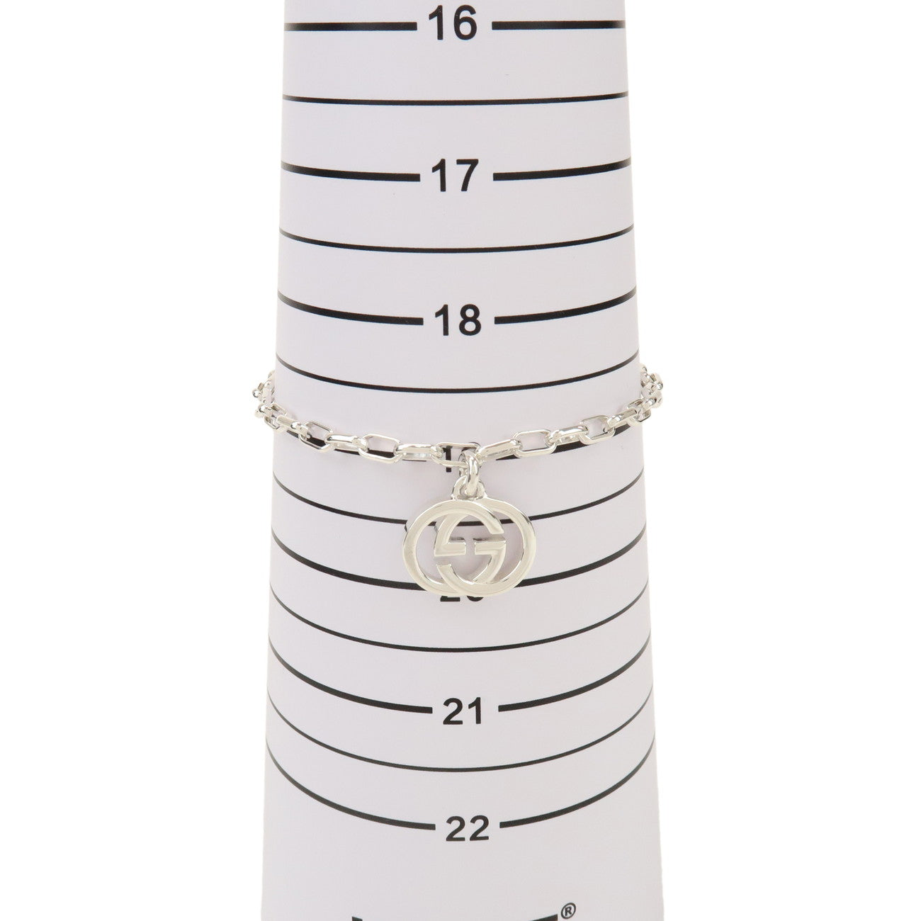 GUCCI Interlocking G Bracelet SV925 Silver 274643