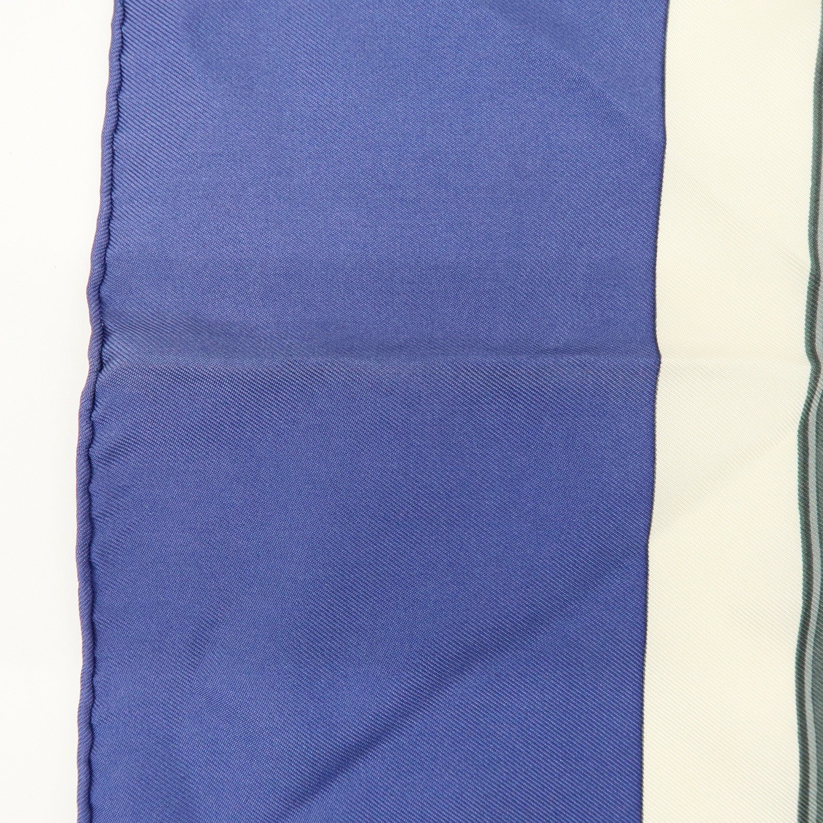 HERMES Carre 90 Silk 100% BRIDES DE GALA Scarf Ivory Blue