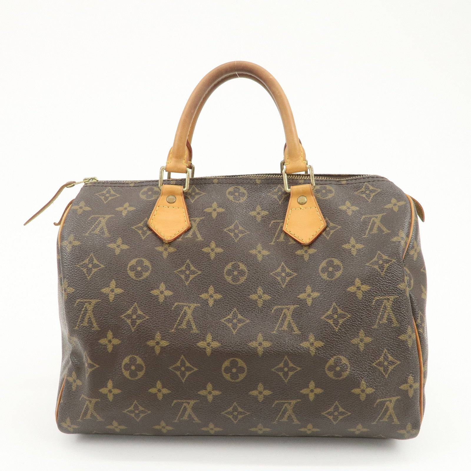 Louis Vuitton Monogram Speedy 30 Boston Bag Hand Bag Brown M41526