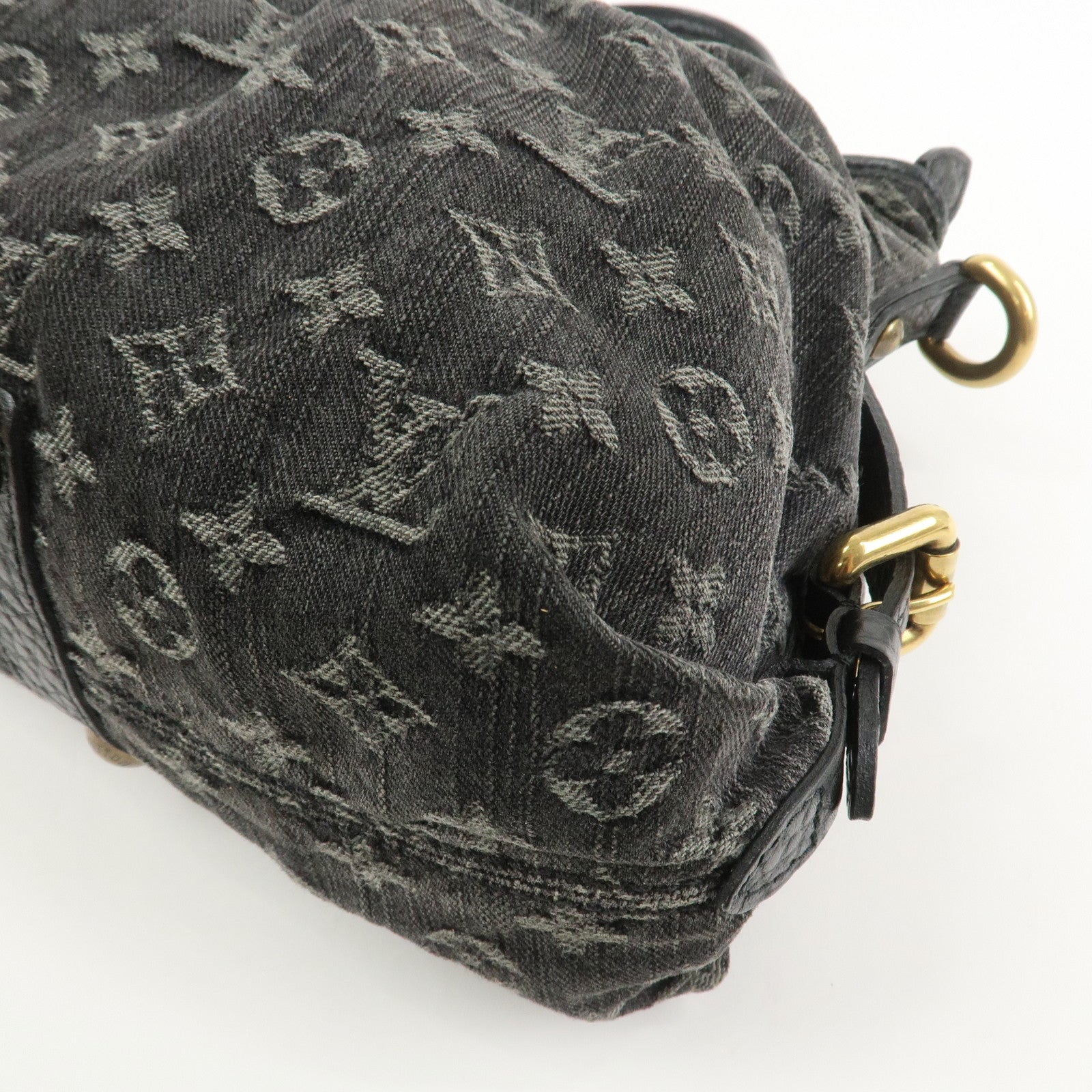 Louis Vuitton Monogram Denim Neo Cabby MM 2Way Bag Noir M95351