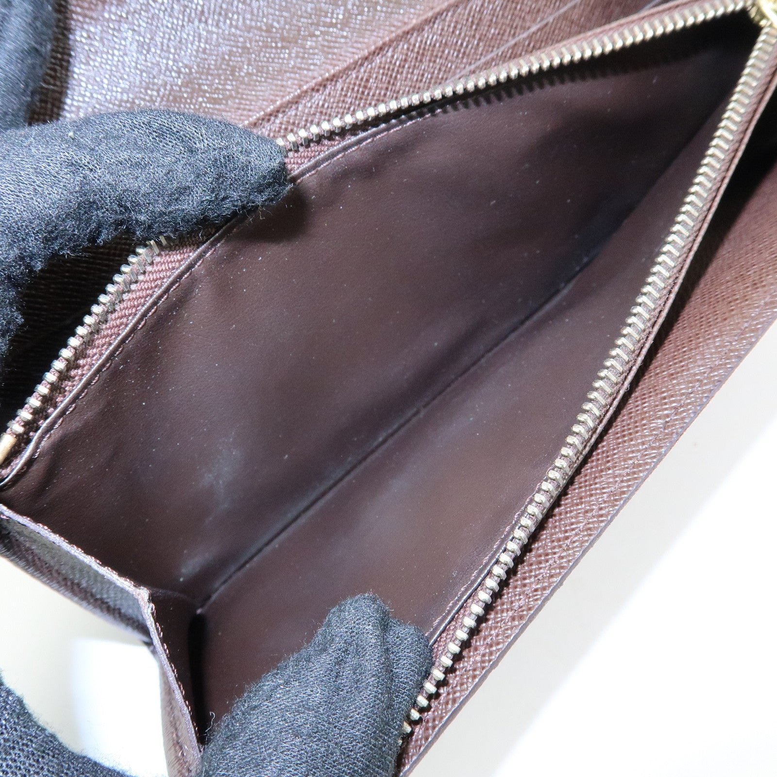 Louis Vuitton Damier Portefeuille Sarah Long Wallet Brown N61734