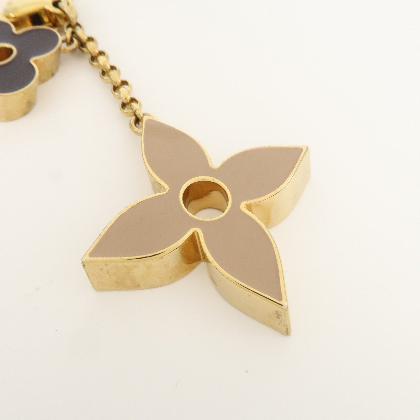Louis Vuitton Fleur de Monogram Key Chain Bag Charm M67119